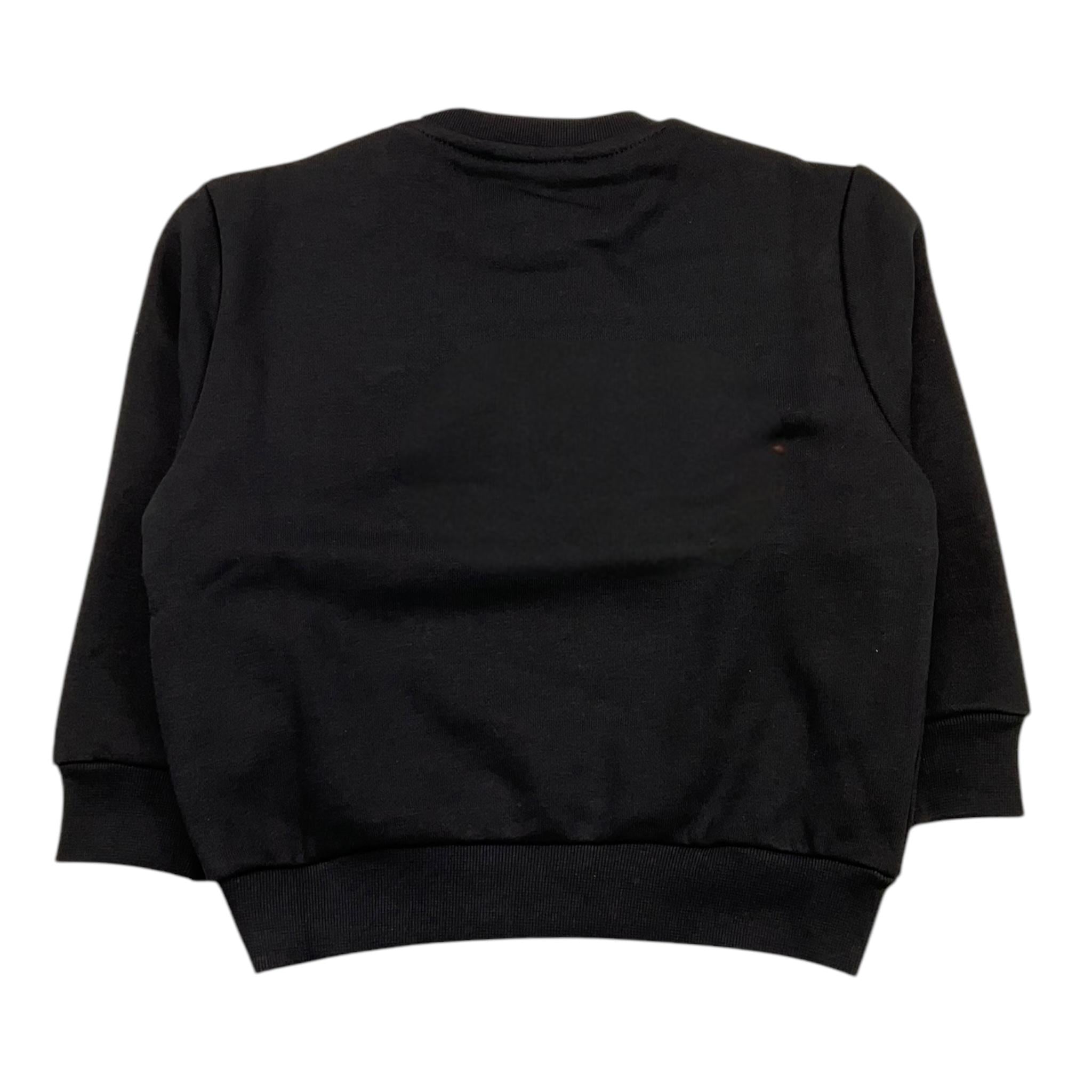 ICEBERG felpa chiusa girocollo tinta unita Nero per Neonato MFICE5330B NERO ICEBERG
