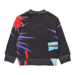 DSQUARED2 felpa chiusa girocollo stampa fantasia Nero per Neonato DQ2543 NERO DSQUARED2