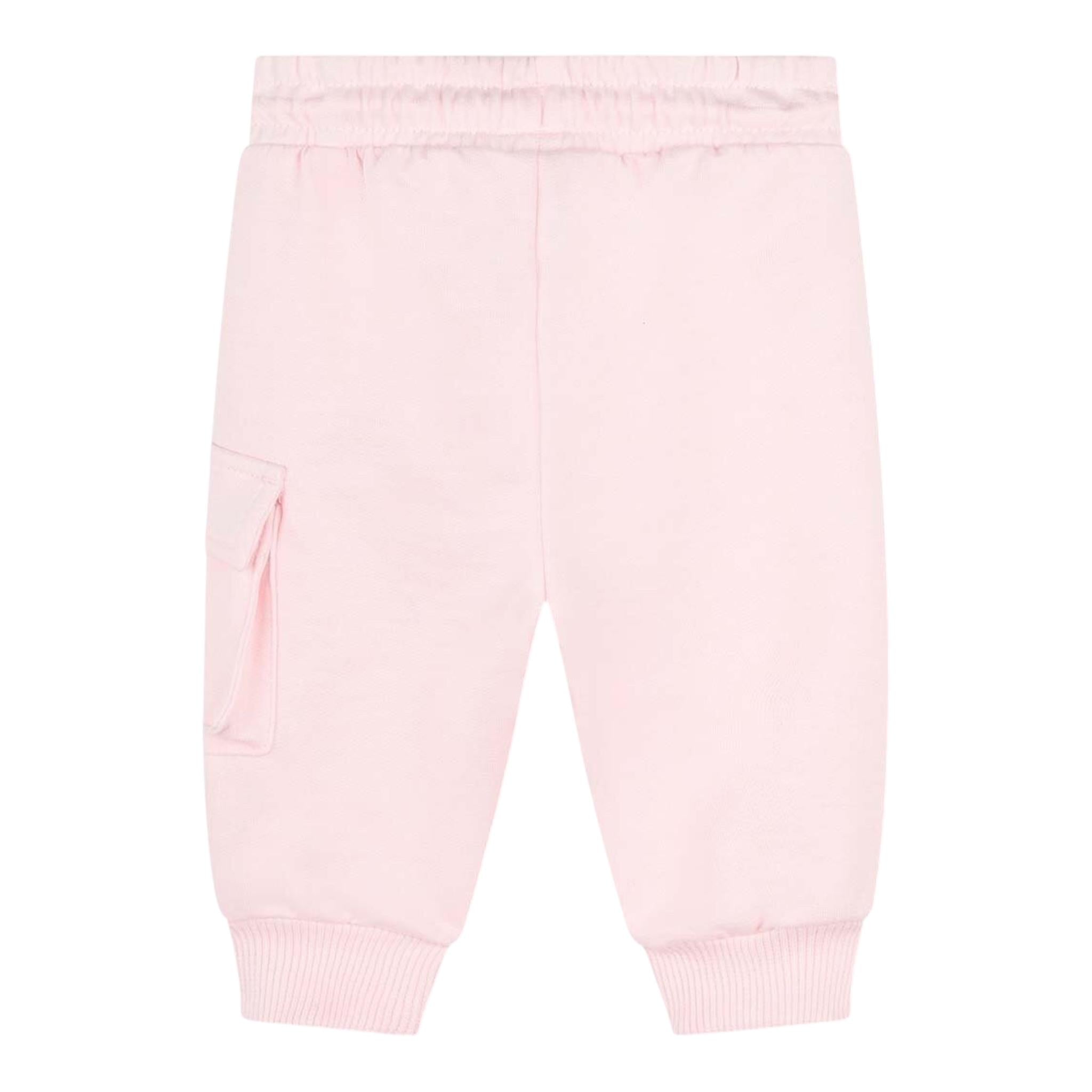 MARC JACOBS completo 2 pezzi felpa-pantalone tinta unita Rosa per Neonata W60331A ROSA MARC JACOBS