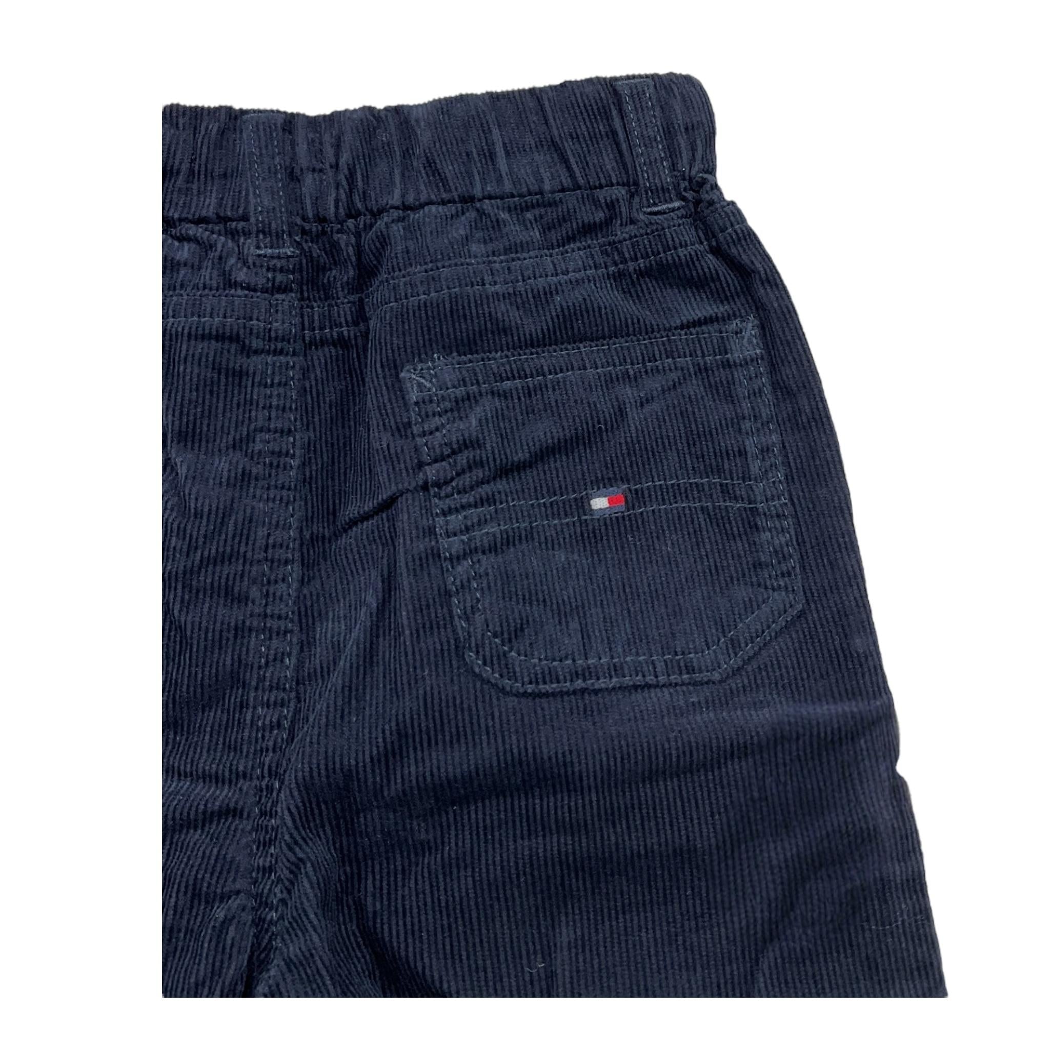TOMMY HILFIGER pantalone tinta unita con elastico in vita Blu per Neonato KN0KN01905 BLU TOMMY HILFIGER