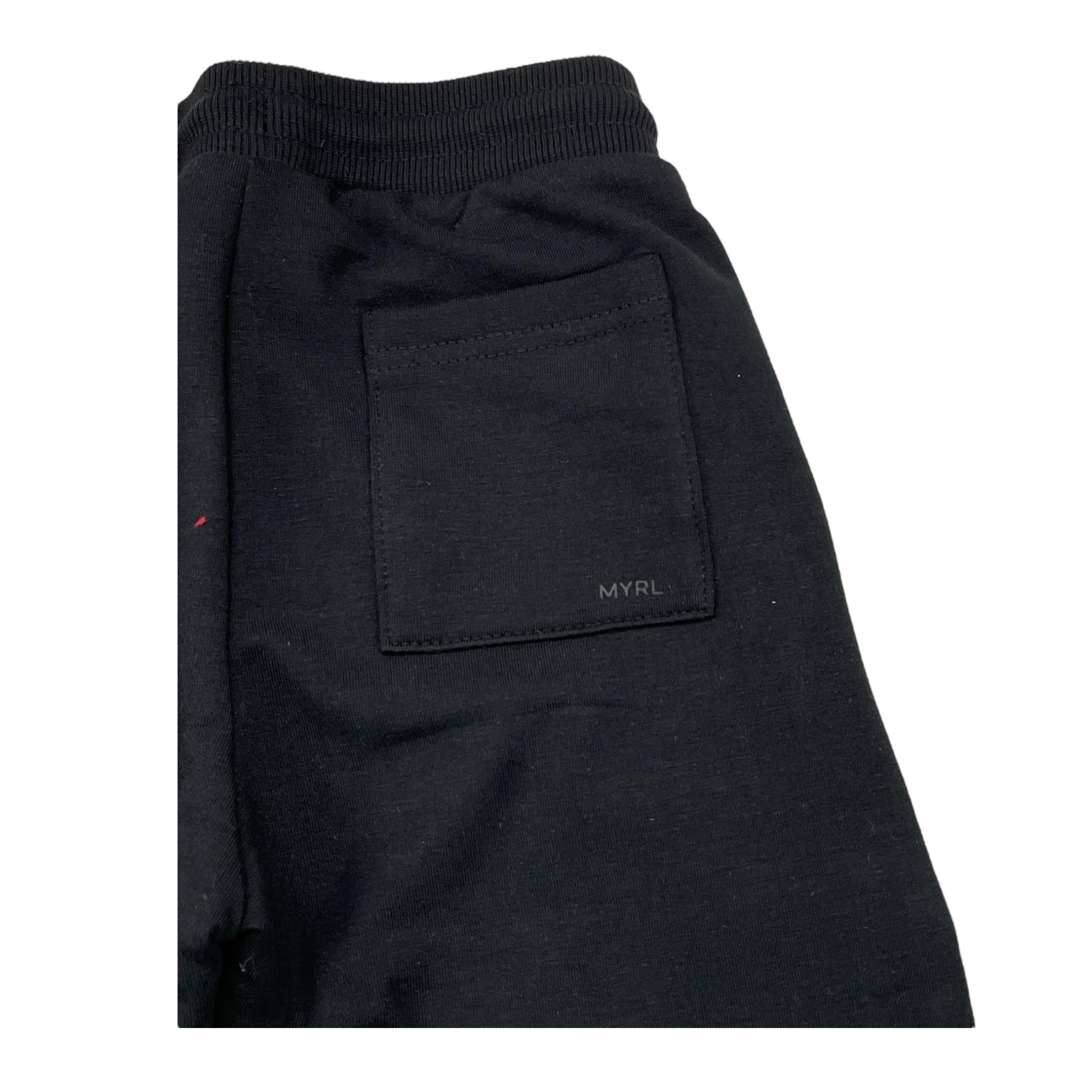 MAYORAL pantalone tuta tinta unita con elastico in vita Nero per Bambino 725X NERO MAYORAL