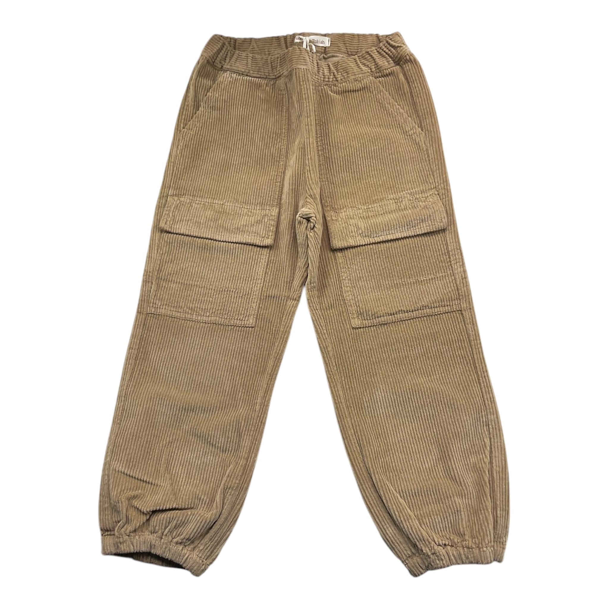 ZHOE & TOBIAH pantalone tinta unita a costine Biscotto per Bambino PJK19 BISCOTTO ZHOE & TOBIAH