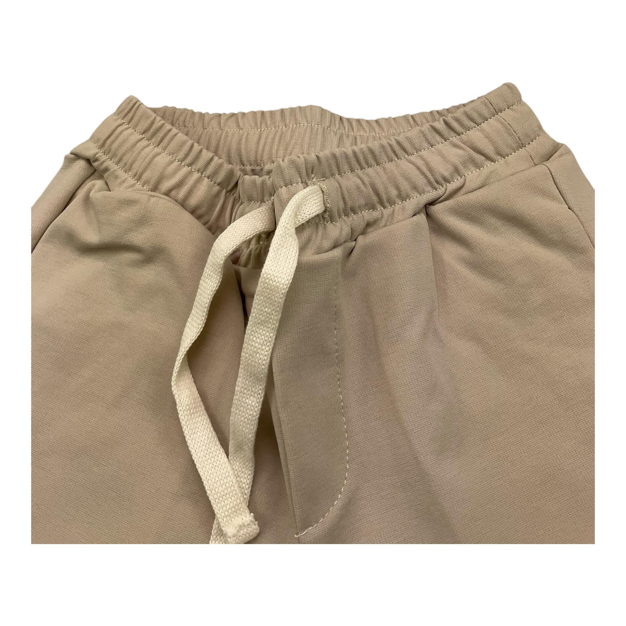 M+E' pantalone tinta unita con elastico in vita Beige per Neonato UEM0352 BEIGE M+E'