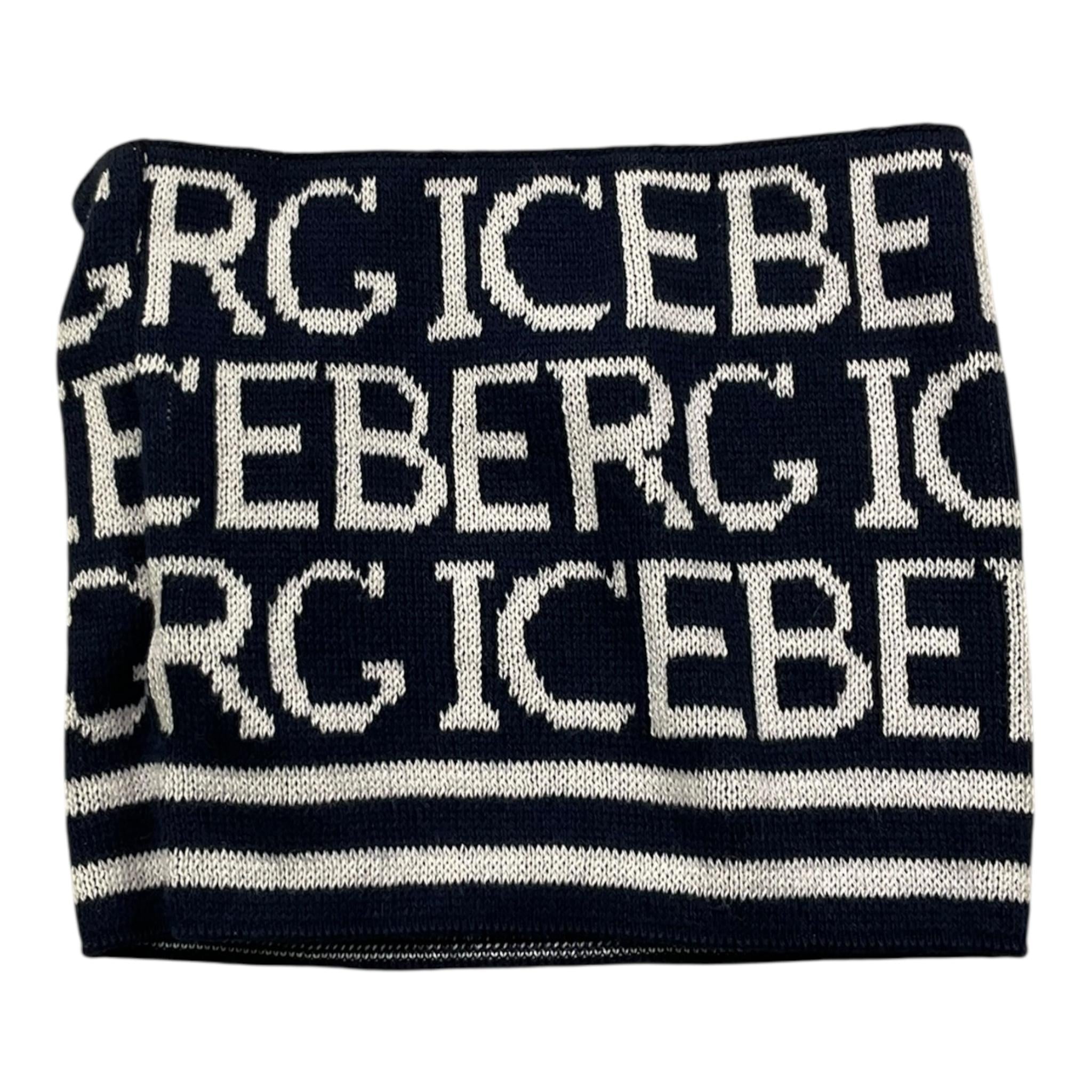 ICEBERG sciarpa scaldacollo tinta unita logato Blu per Bambino GLICE5302B BLU ICEBERG