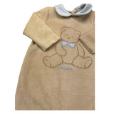 LE BEBE' tutina manica lunga in ciniglia tinta unita Beige per Neonato LBB5081 BEIGE LE BEBE'