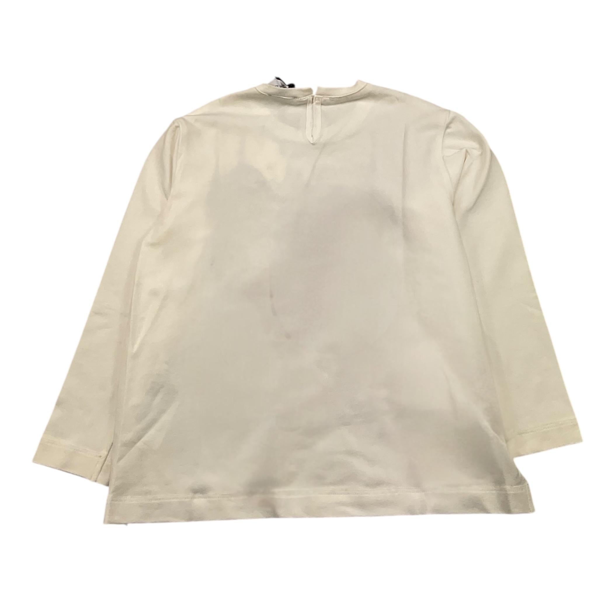 MONNALISA camicia manica lunga tinta unita Panna per Bambina CMMM PANNA MONNALISA