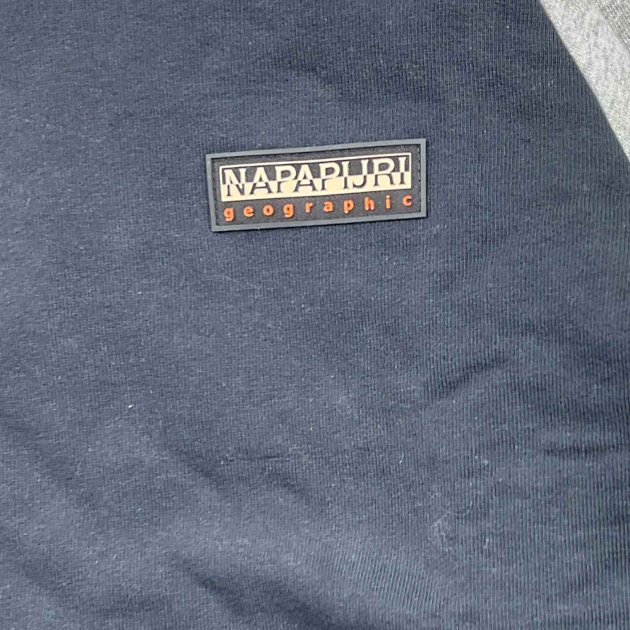 NAPAPIJRI felpa tinta unita con cappuccio e logo Nero per Bambino NP0A4HG40411 NERO NAPAPIJRI