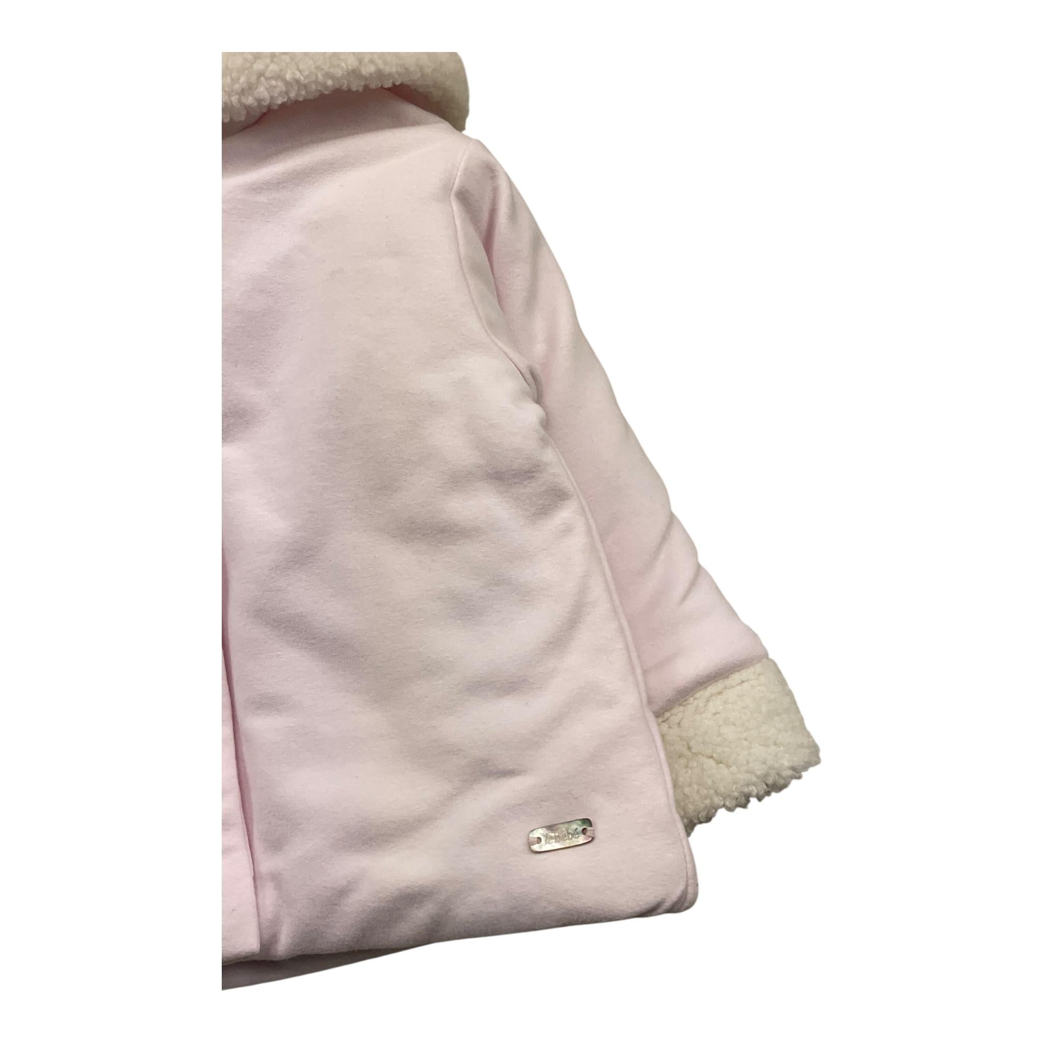 LE BEBE' giubbino tinta unita con cappuccio Rosa per Neonata LBG6164 ROSA LE BEBE'