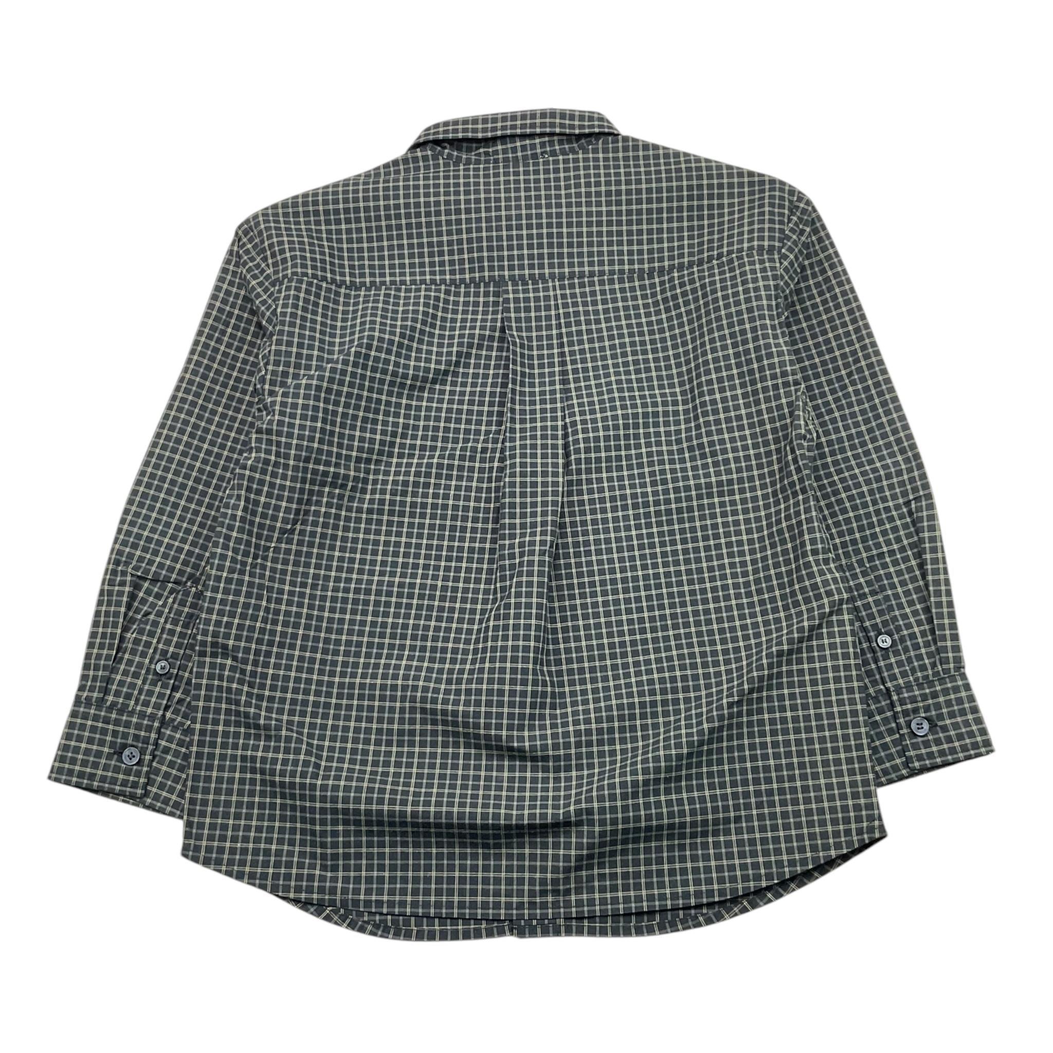 MOSCHINO camicia tinta unita con fantasia a quadretti Nero per Bambino HMC01K NERO MOSCHINO