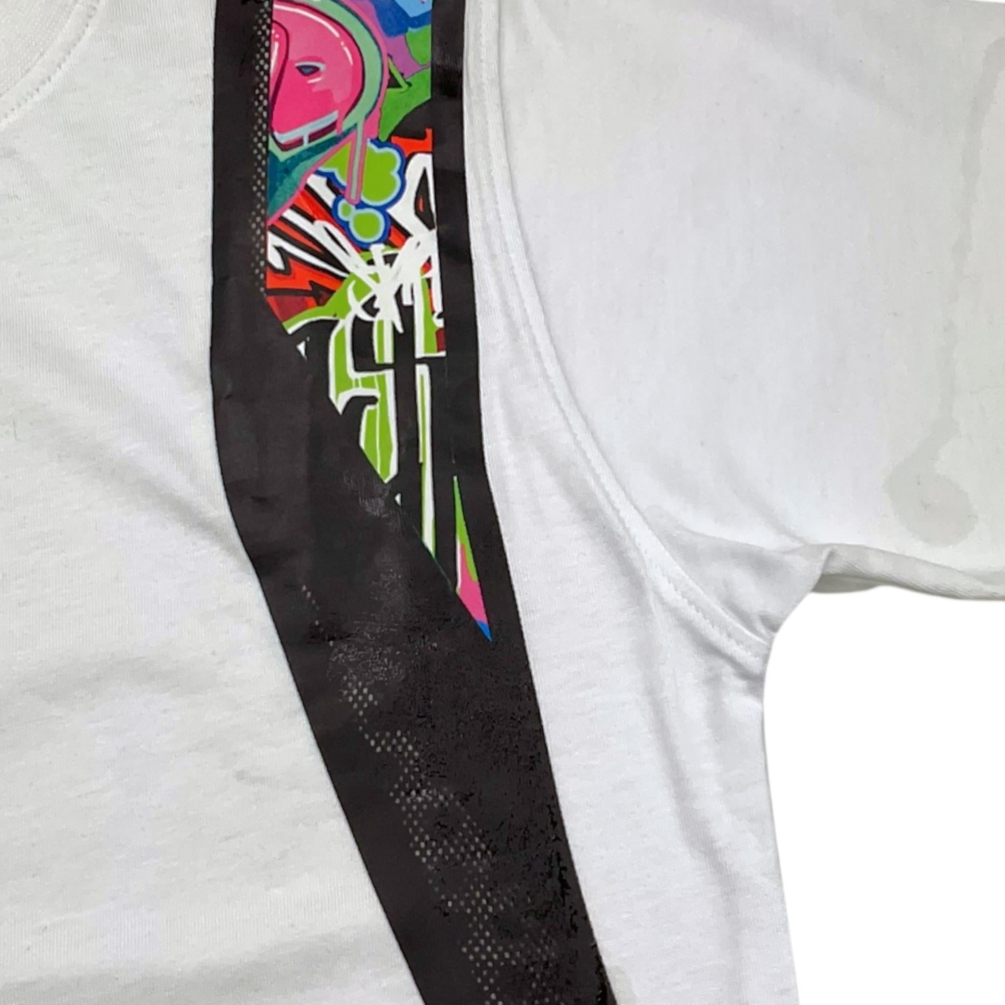 SPRAYGROUND t-shirt girocollo tinta unita con stampa Bianco per Bambino SPY914 BIANCO SPRAYGROUND