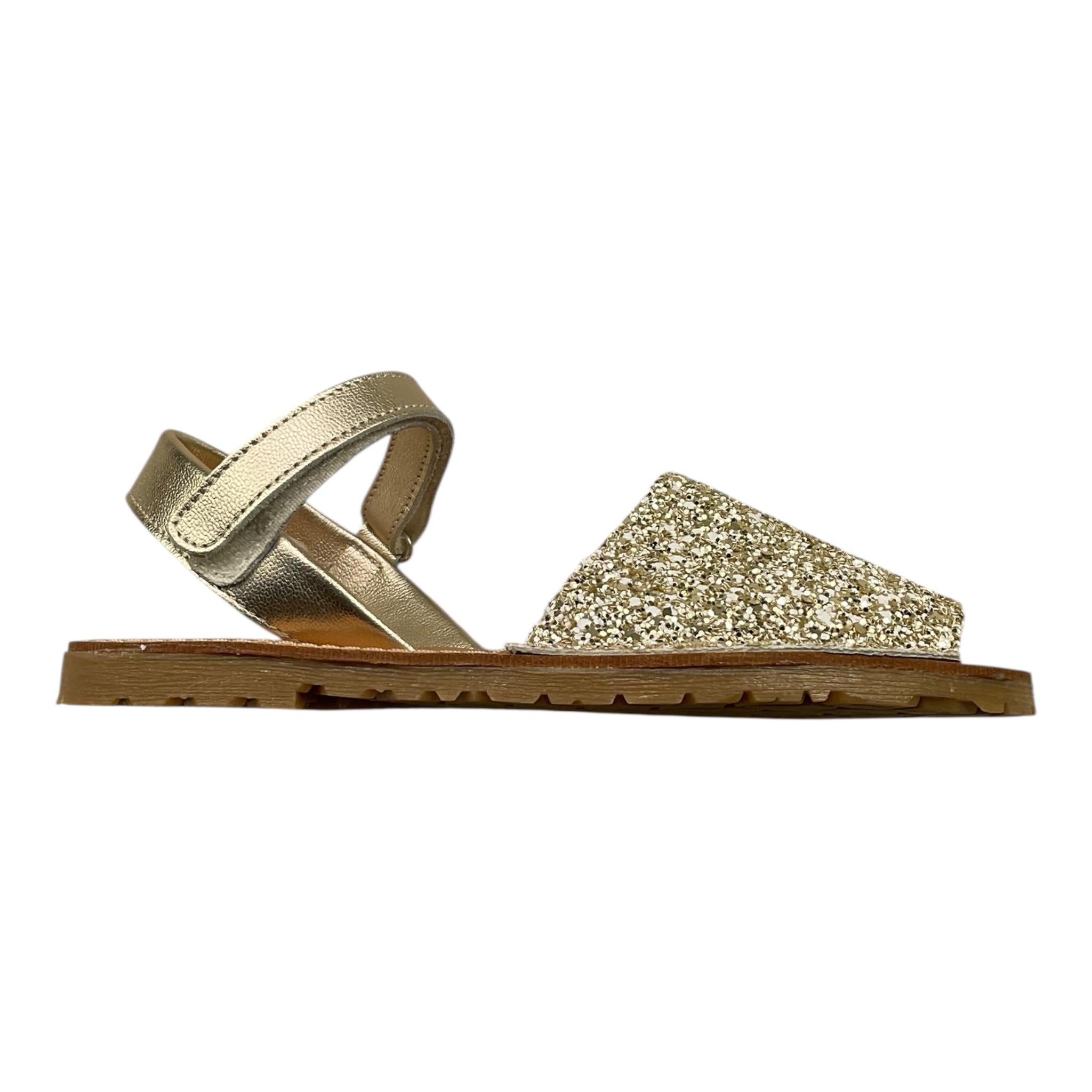 PANYNO sandali tinta unita con brillantini Oro per Bambina B1822 ORO PANYNO