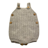 CND pagliaccetto tinta unita giromanica Grigio per Neonato 928282 GRIGIO CND