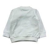 MOSCHINO felpa girocollo tinta unita con stampa Bianco per Neonata MFF02K BIANCO MOSCHINO