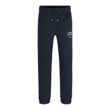 TOMMY HILFIGER pantalone tinta unita con elastico in vita Blu per Bambino KB0KB08697 BLU TOMMY HILFIGER