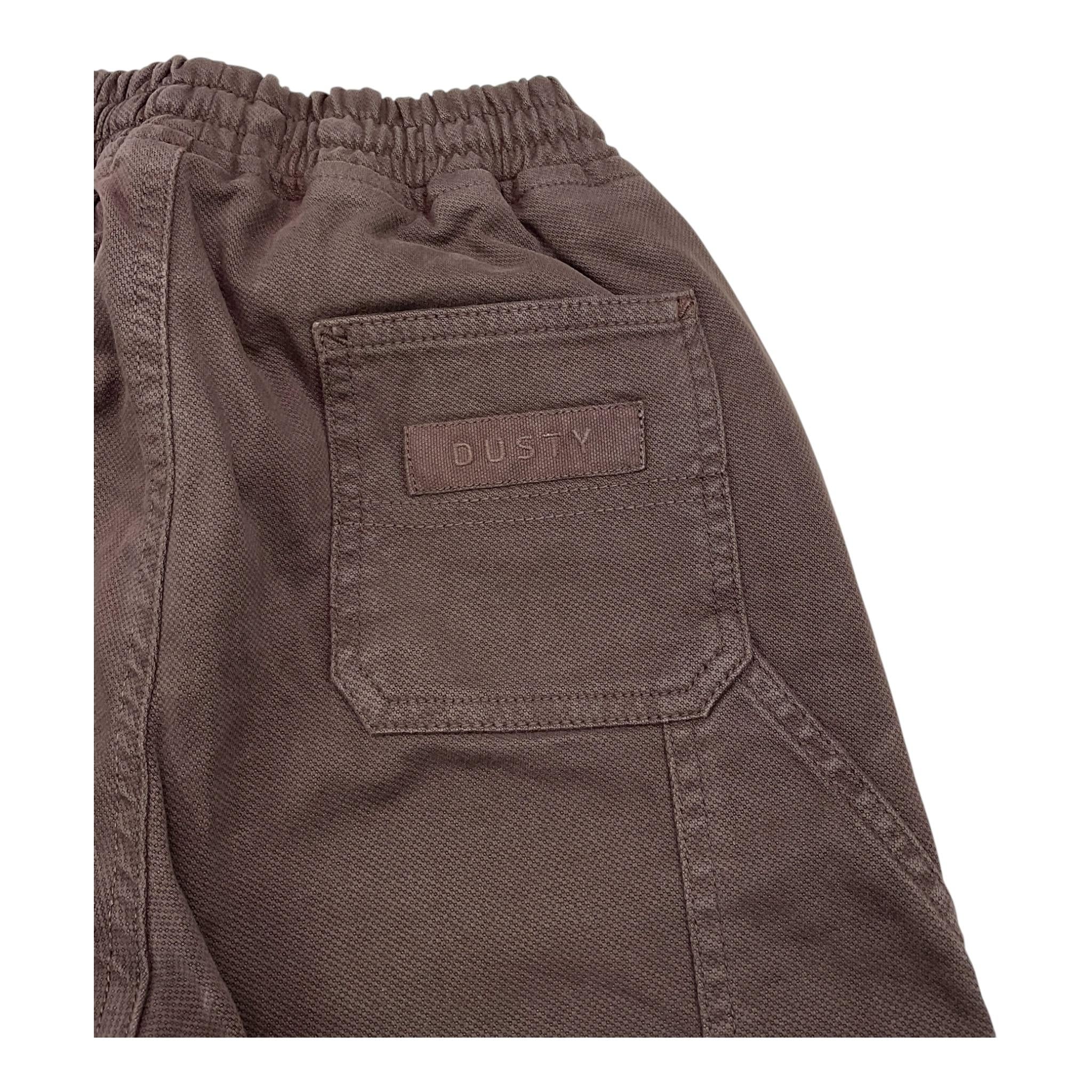 DUSTY COLOR pantalone tinta unita cn elastico in vita Marrone per Neonato DUXF4045PAN MARRONE DUSTY COLOR