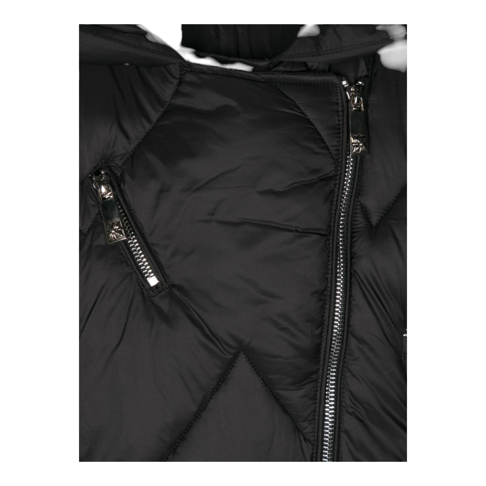 JOHN RICHMOND giubbino tinta unita con zip e cappuccio Nero per Bambina RGA24001PL NERO JOHN RICHMOND
