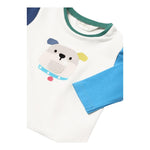 MAYORAL shirt girocollo tinta unita cn maniche in contrasto Bianco per Neonato 2029 BIANCO MAYORAL