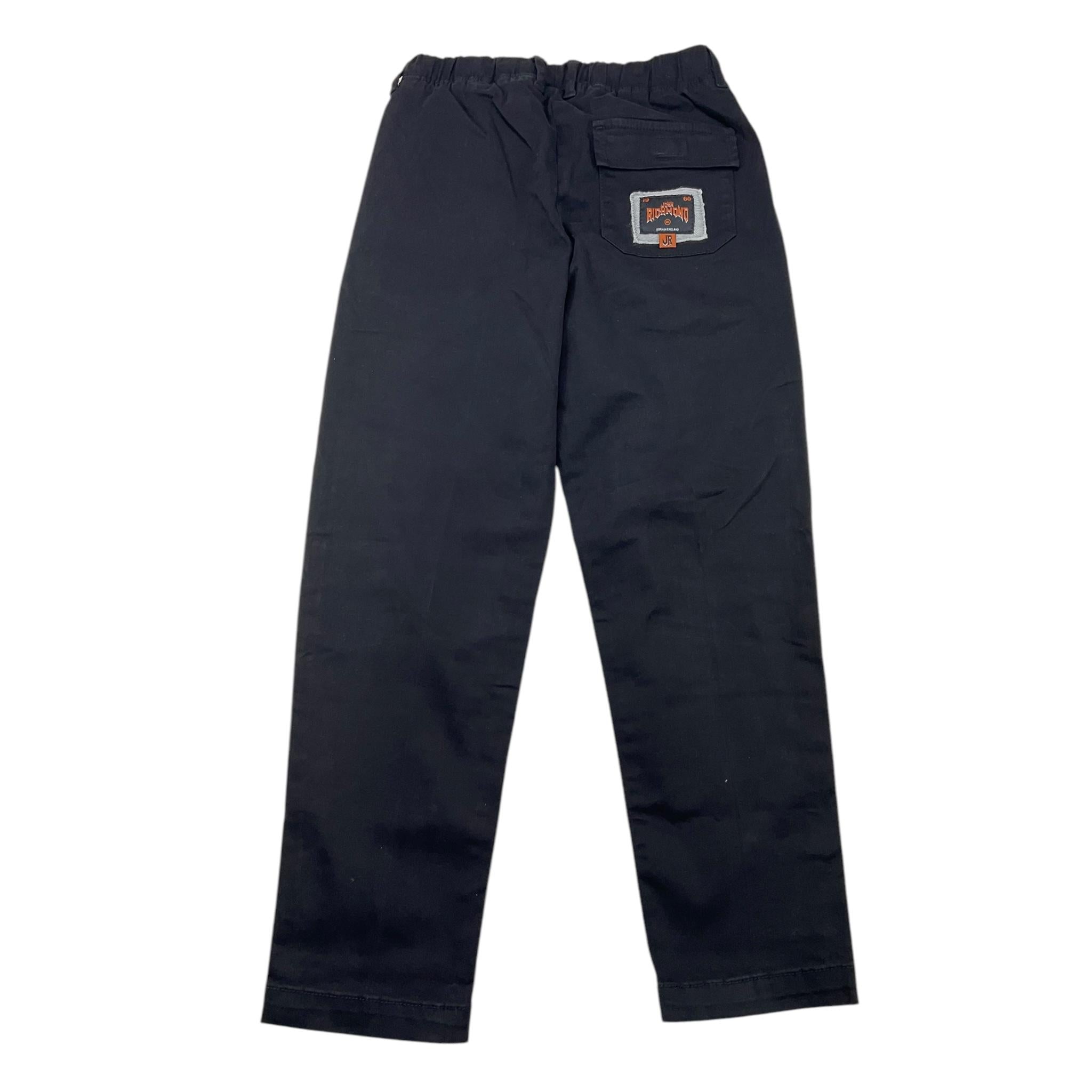 JOHN RICHMOND pantalone tinta unita con elastico in vita Nero per Bambino RBA24076PA NERO JOHN RICHMOND