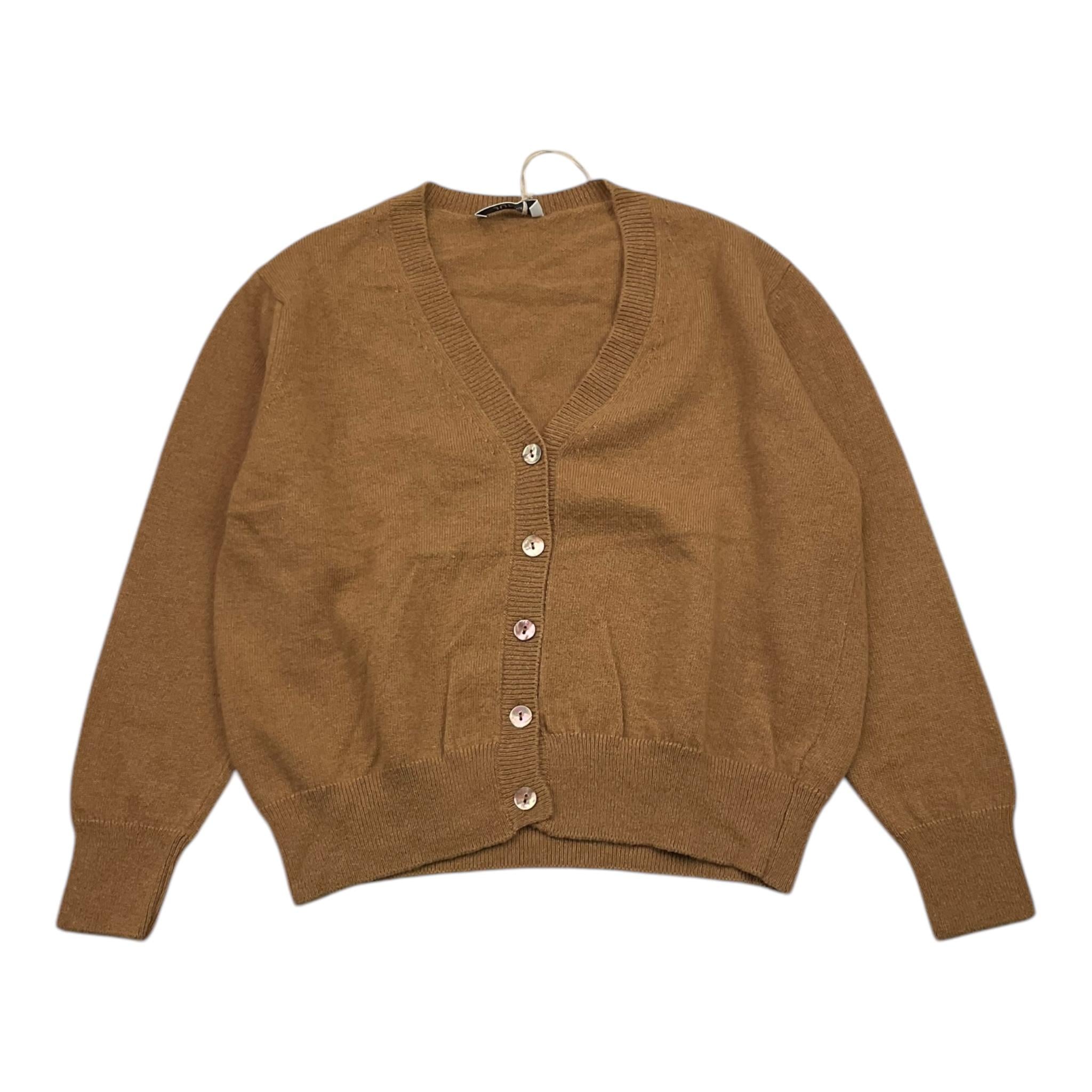 JURTA cardigan tinta unita con bottoni Biscotto per Bambina BG407 BISCOTTO JURTA