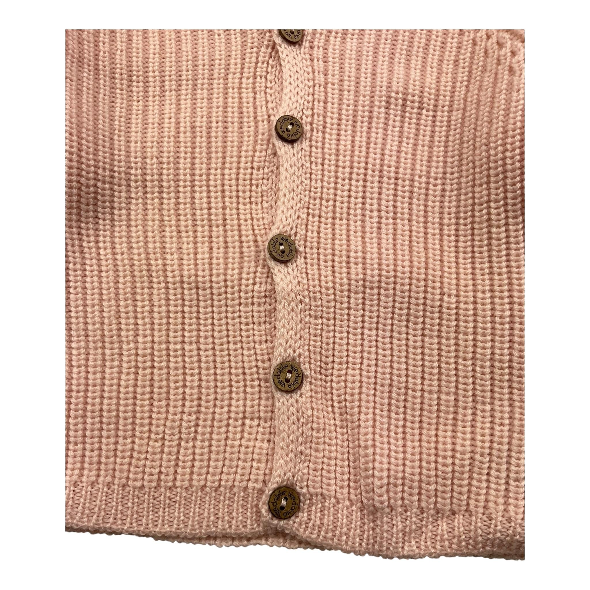 WEDOBLE cardigan tinta unita Rosa per Neonata I2402308A ROSA WEDOBLE