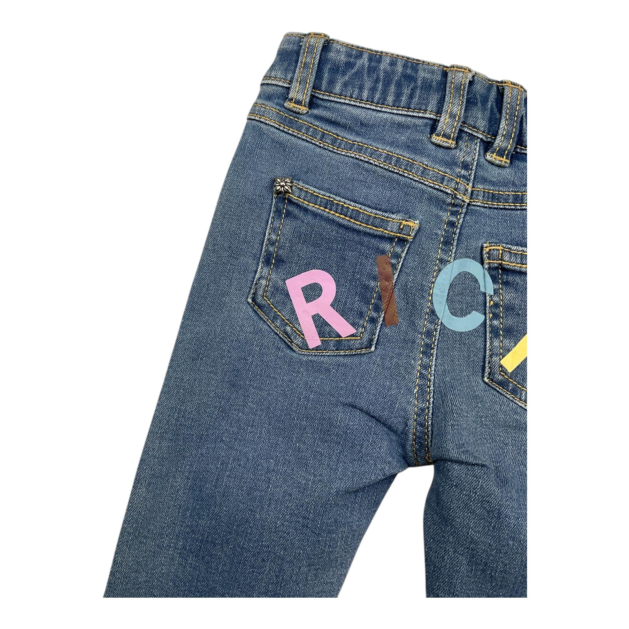 JOHN RICHMOND jeans tinta unita con elastico in vita Azzurro per Neonato RIA25090JE AZZURRO JOHN RICHMOND