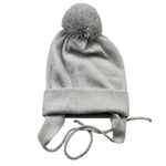 IL TRENINO cappello tinta unita con pon pon Azzurro per Neonato 167803 AZZURRO IL TRENINO
