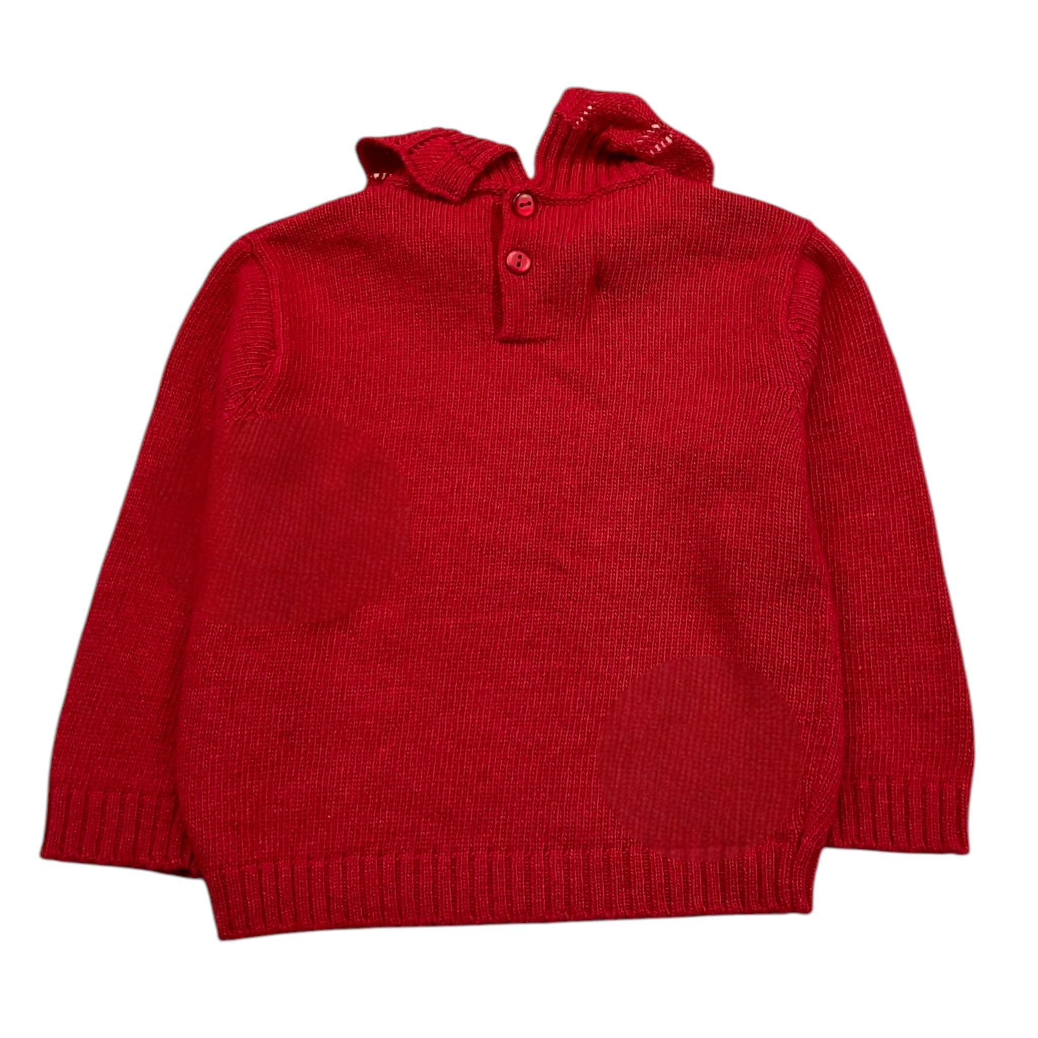 LE BEBE' maglia tinta unita con colletto Rosso per Neonata LBG6199 ROSSO LE BEBE'
