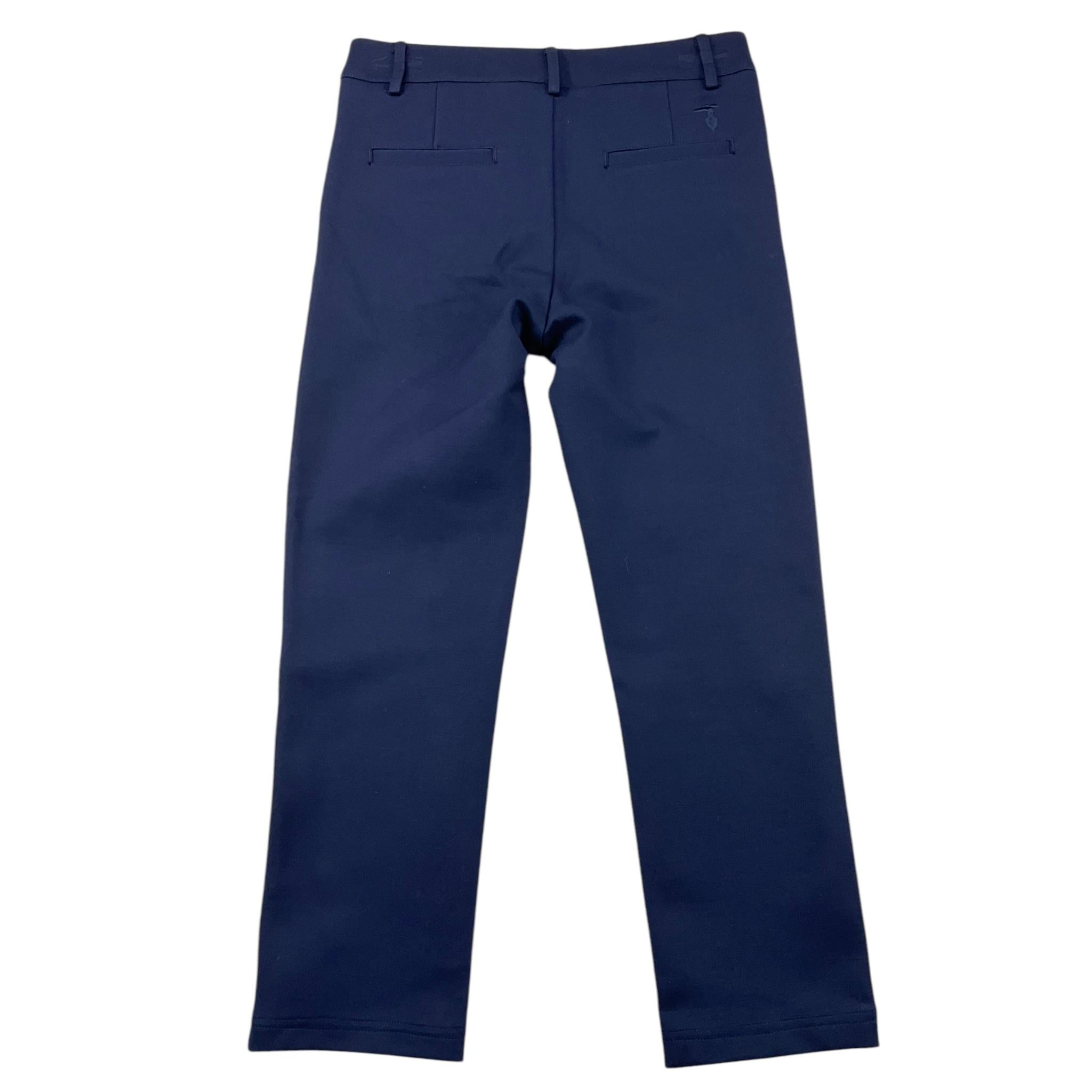 TRUSSARDI pantalone tinta unita con girvita egolabile Blu per Bambino TBA25126PA BLU TRUSSARDI