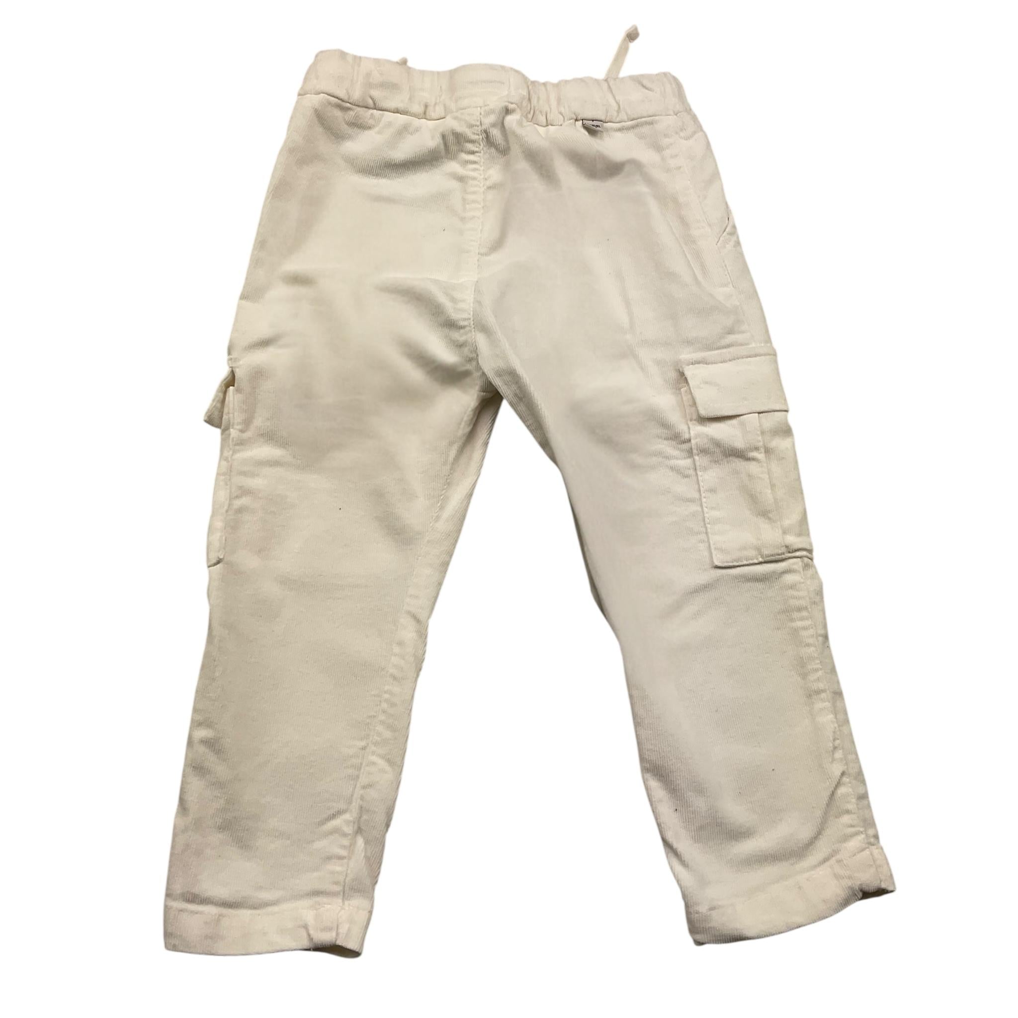 MANUEL RITZ pantalone tinta unita con elastico in vita Panna per Neonato MR2762 PANNA MANUEL RITZ