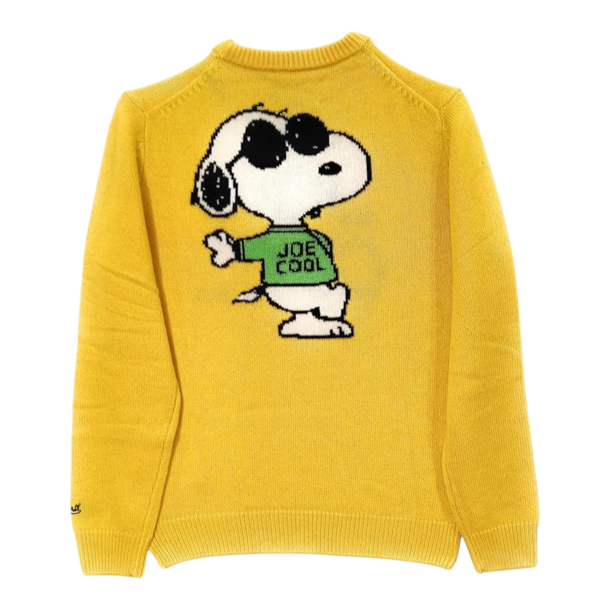 SAINT BARTH maglia tinta unita stampa snoopie Giallo per Bambino SNOOPYJOE GIALLO SAINT BARTH