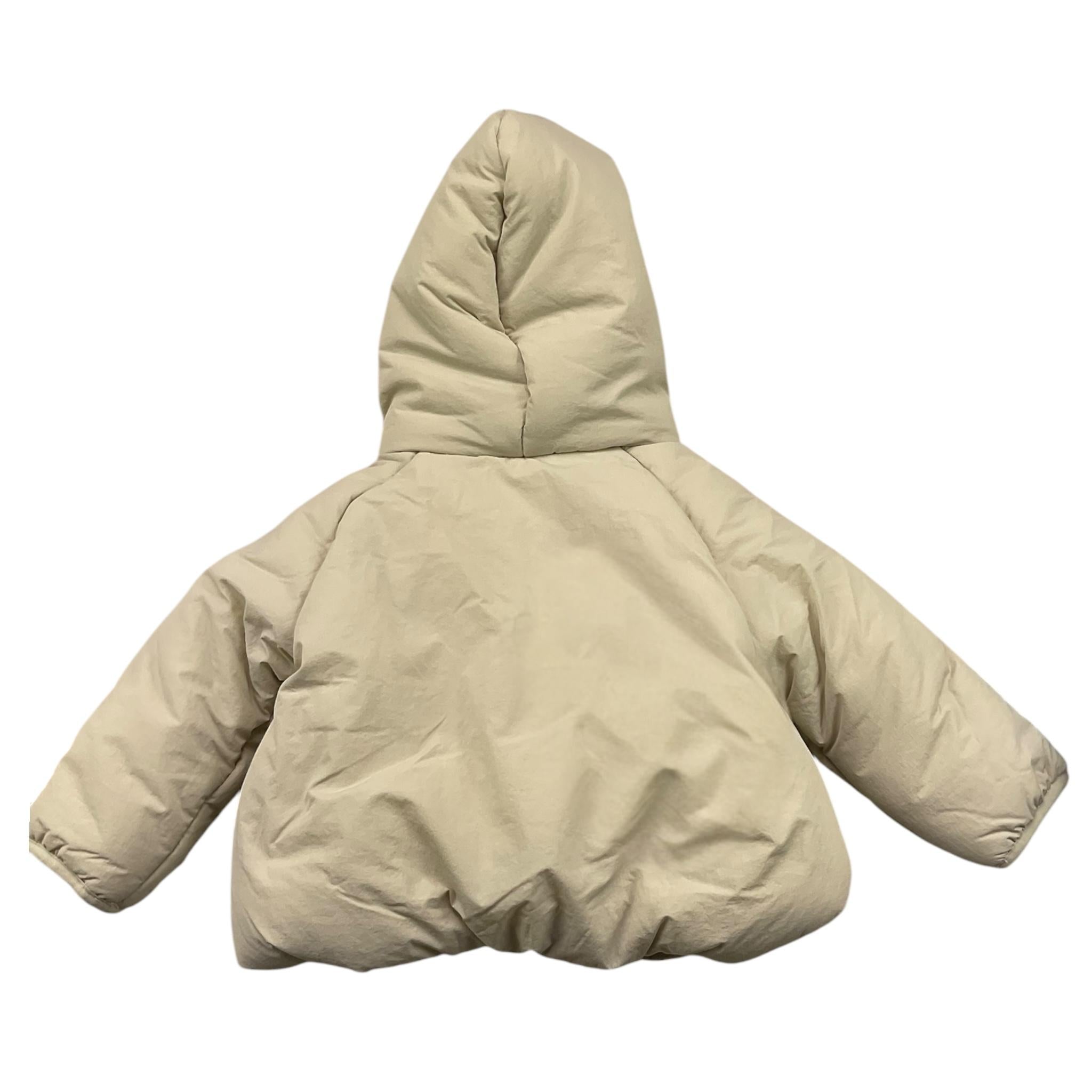 BAMBOOM+BABIES giubbino tinta unita con cappuccio Sabbia per Neonata SAND SABBIA BAMBOOM+BABIES