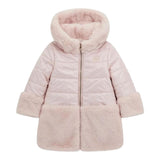 GUESS giubbino tinta unita reversibile con zip e cappuccio Rosa per Neonata K4BL02N ROSA GUESS