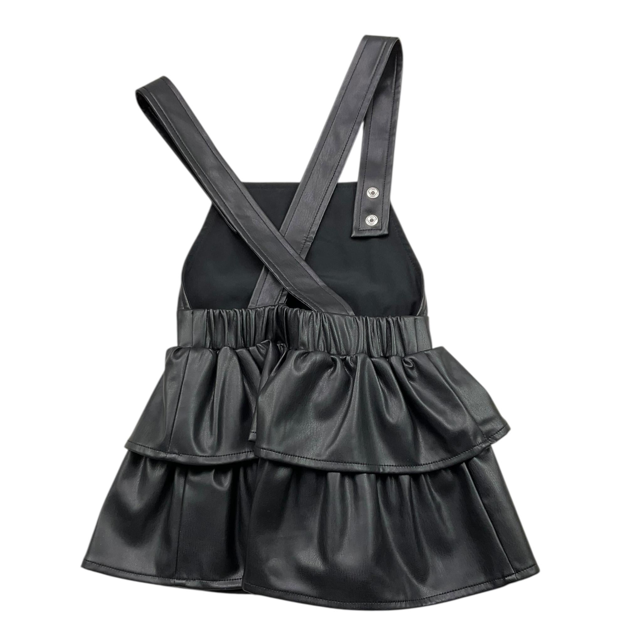 LIU JO salopettes tinta unita in ecopelle Nero per Neonata KF3025NX NERO LIU JO