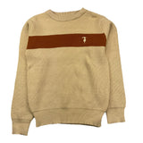 TRUSSARDI maglia girocollo tinta unita Beige per Bambino TBA25019MA BEIGE TRUSSARDI