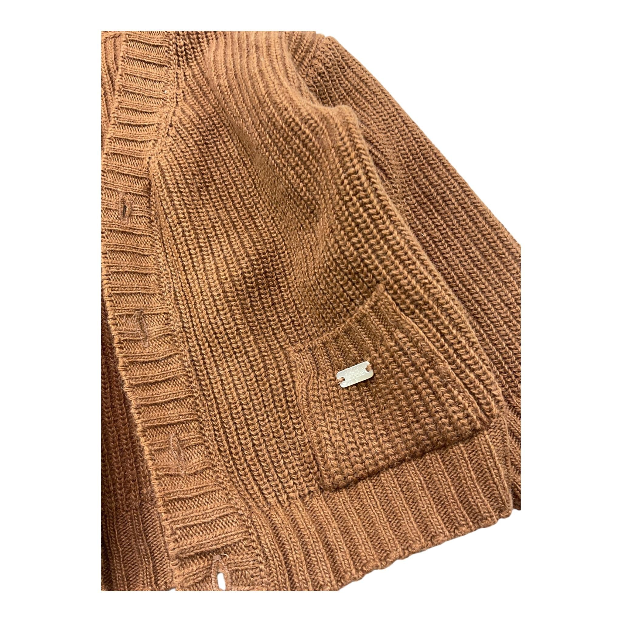 LE BEBE' cardigan tinta unita con bottoni Marrone per Neonato LBB5198 MARRONE LE BEBE'