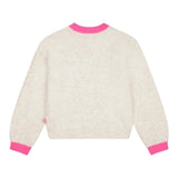 BillIEBLUSH maglia girocollo tinta unita con paillettes Panna per Bambina U20460 PANNA BillIEBLUSH