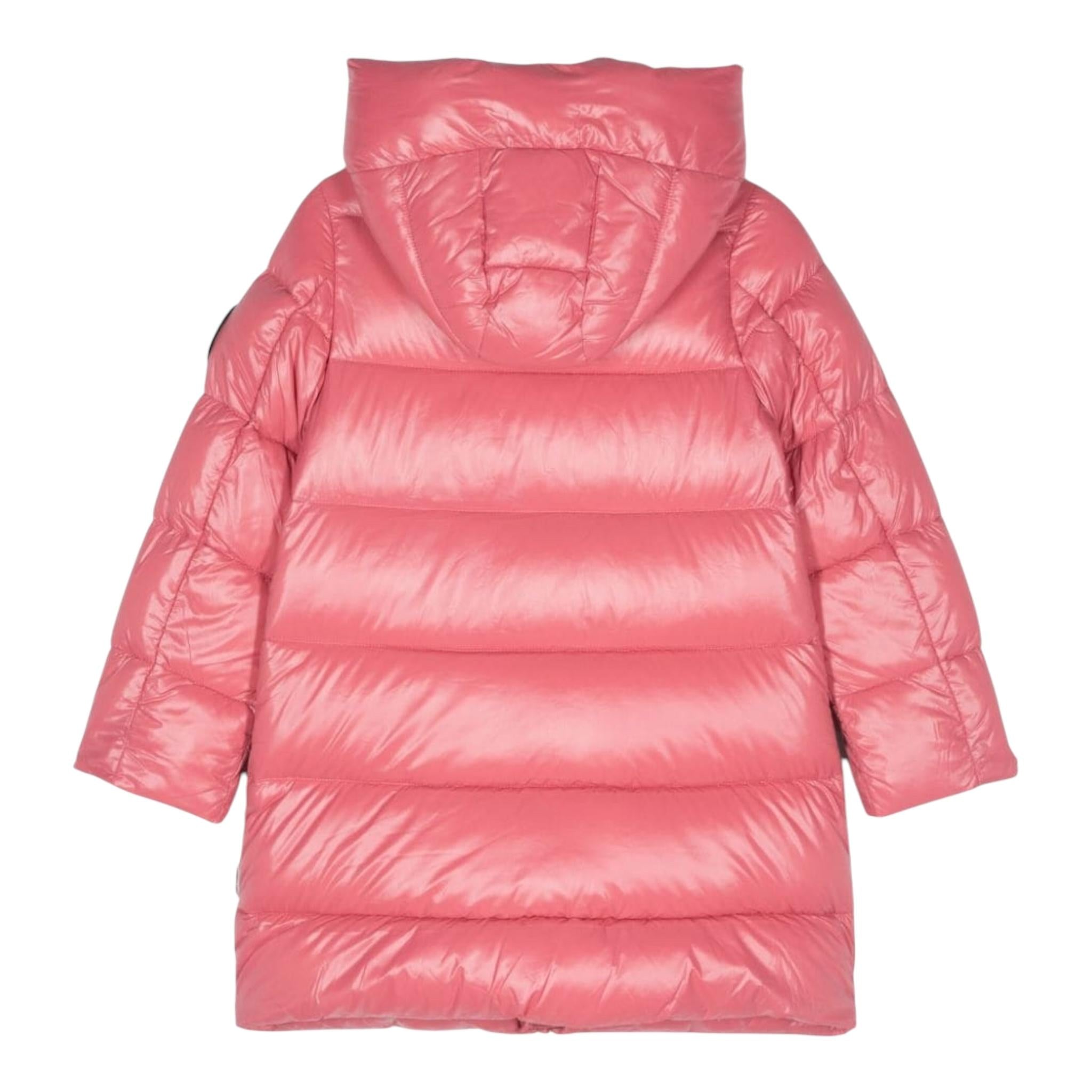 SAVE THE DUCK giubbino tinta unita con zip e cappuccio Rosa per Neonata J45510G ROSA SAVE THE DUCK