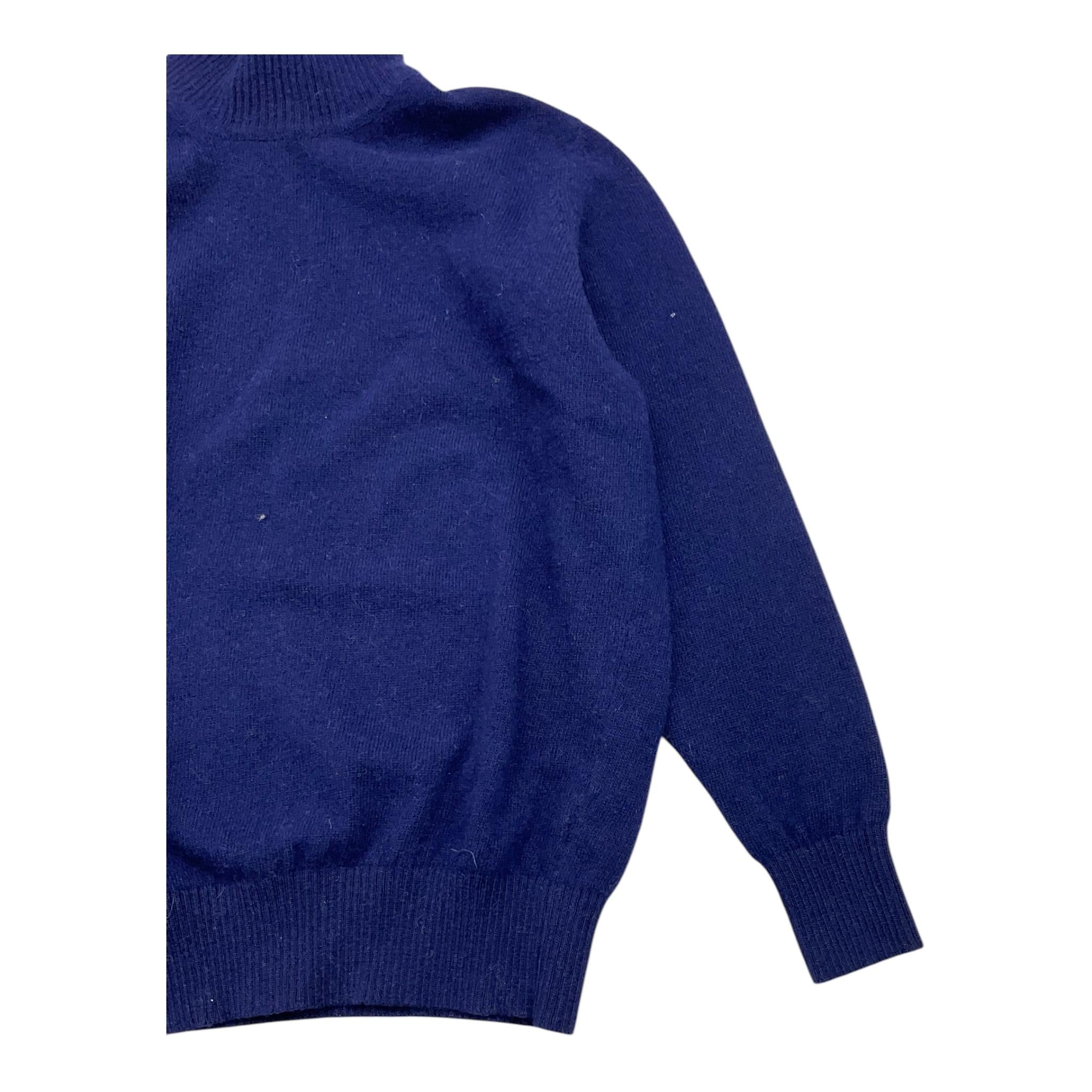 JURTA maglia tinta unita collo alto Blu per Bambino BA4K BLU JURTA