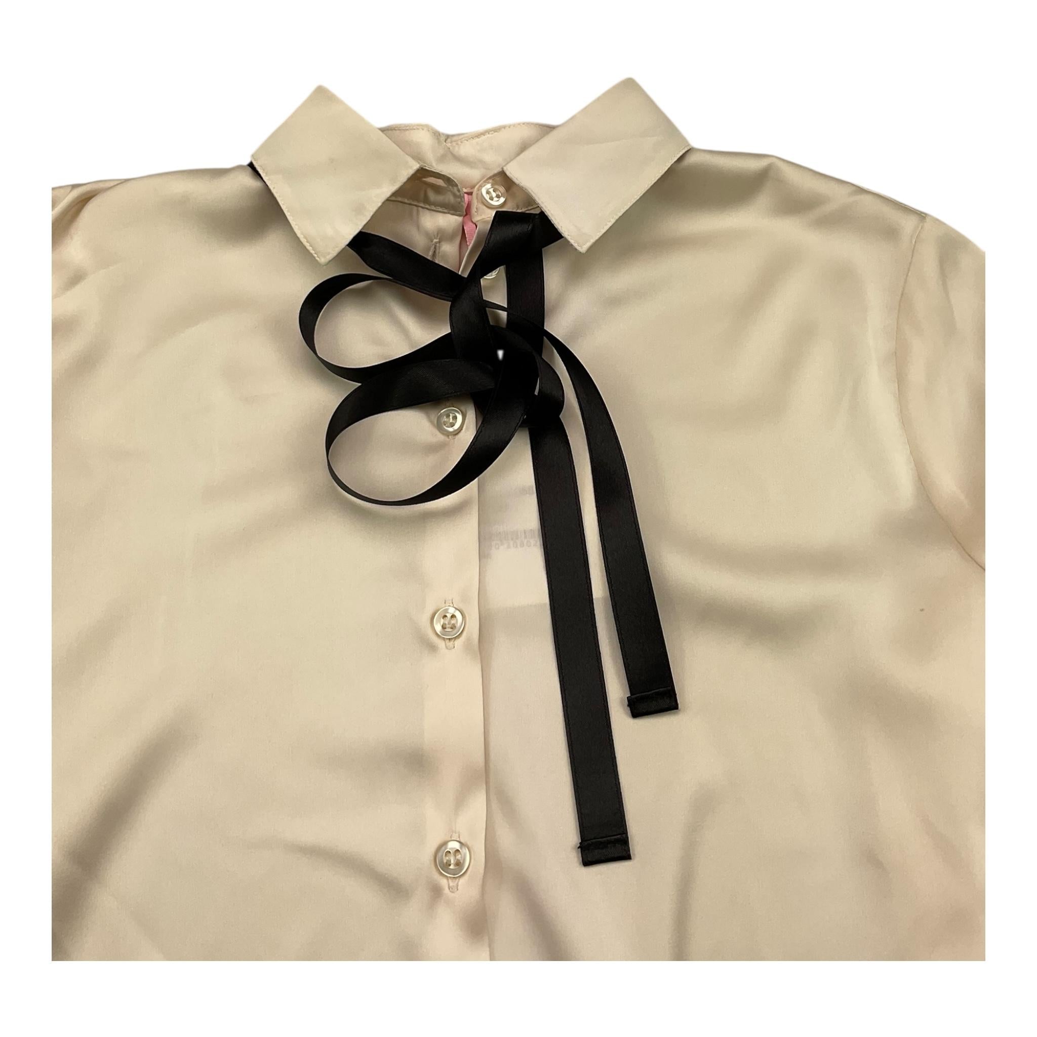 VICOLO camicia manica lunga tinta unita Avorio per Bambina 3141C1088 AVORIO VICOLO