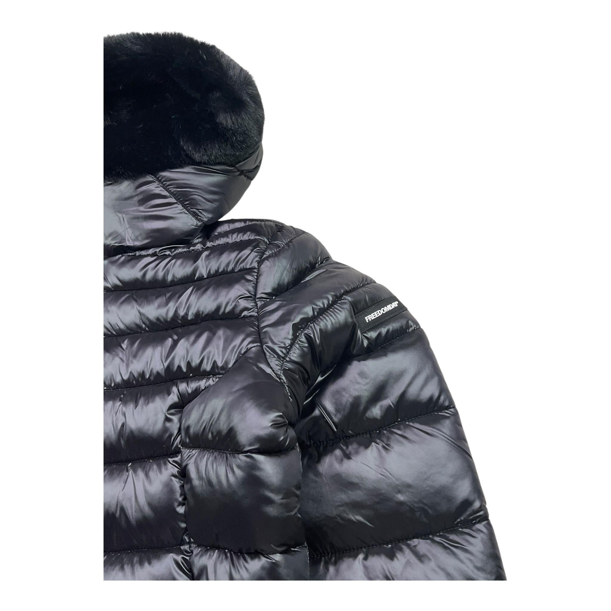 FREEDOMDAY giubbino tinta unita con cappuccio Nero per Bambina IFRJG6815AH767XX NERO FREEDOMDAY