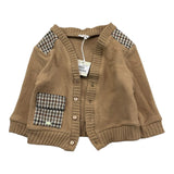 LE BEBE' cardigan tinta unita con microfantasia Cammello per Neonato LBB5184 CAMMELLO LE BEBE'