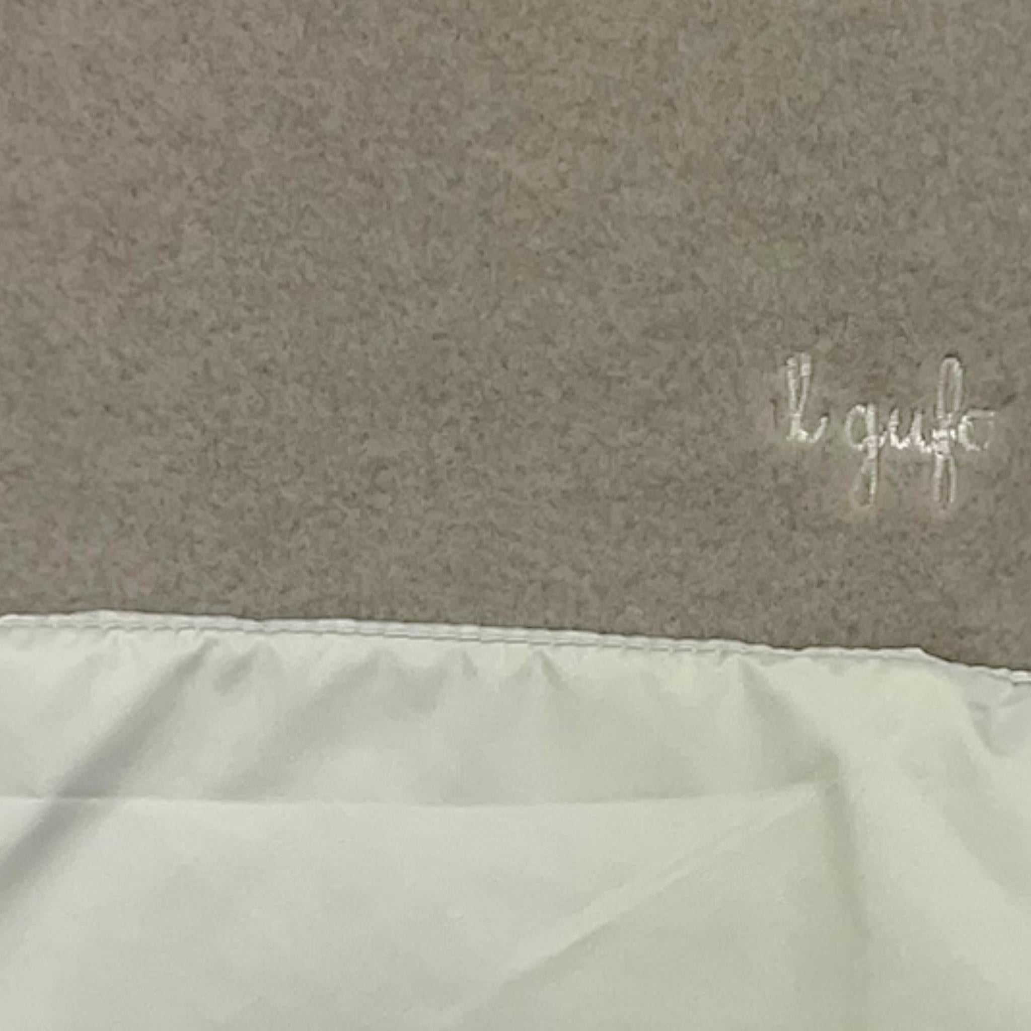 IL GUFO sciarpa bicolore con logo Grigio per Bambino A24SP140M0108 GRIGIO IL GUFO