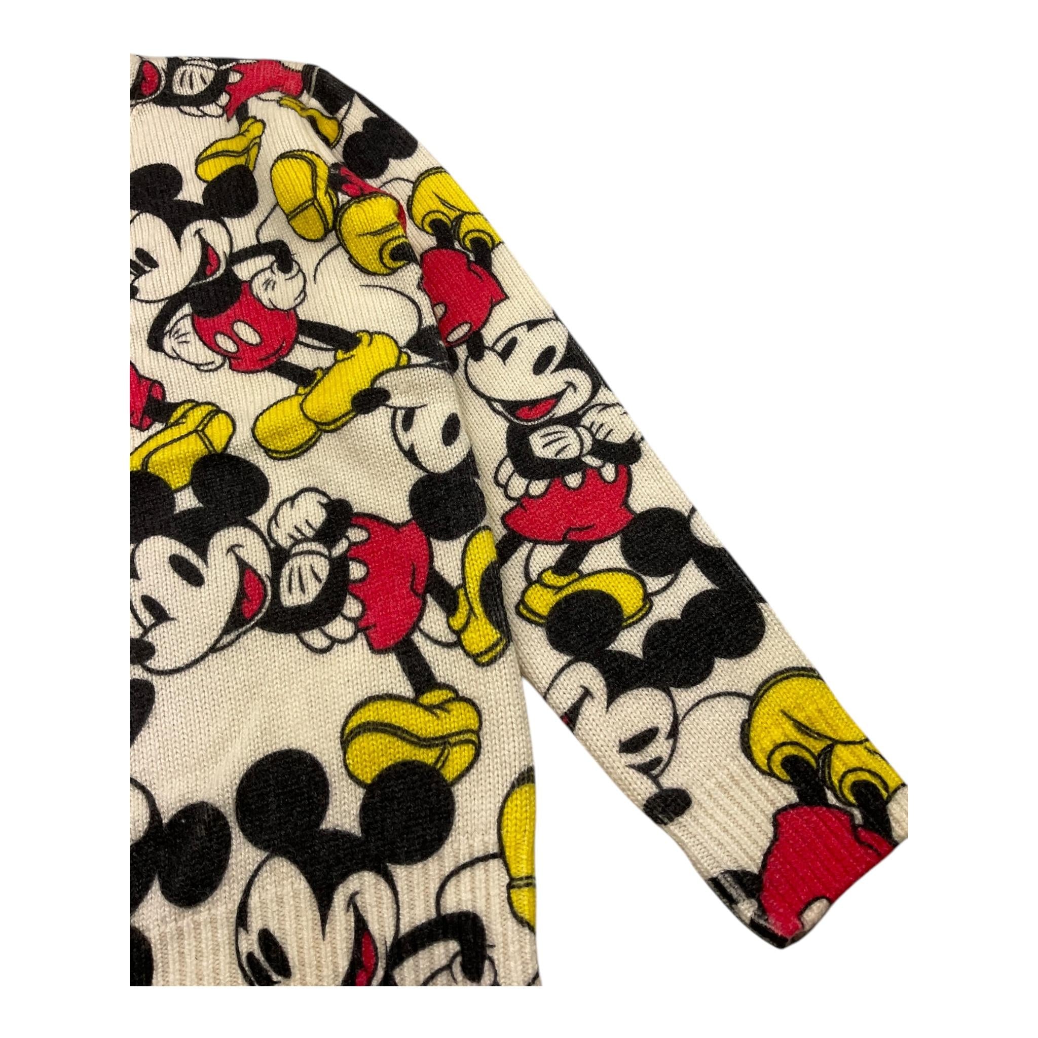 SAINT BARTH maglia tinta unita con stampa topolino Beige per Bambino DOUGLAS BEIGE SAINT BARTH