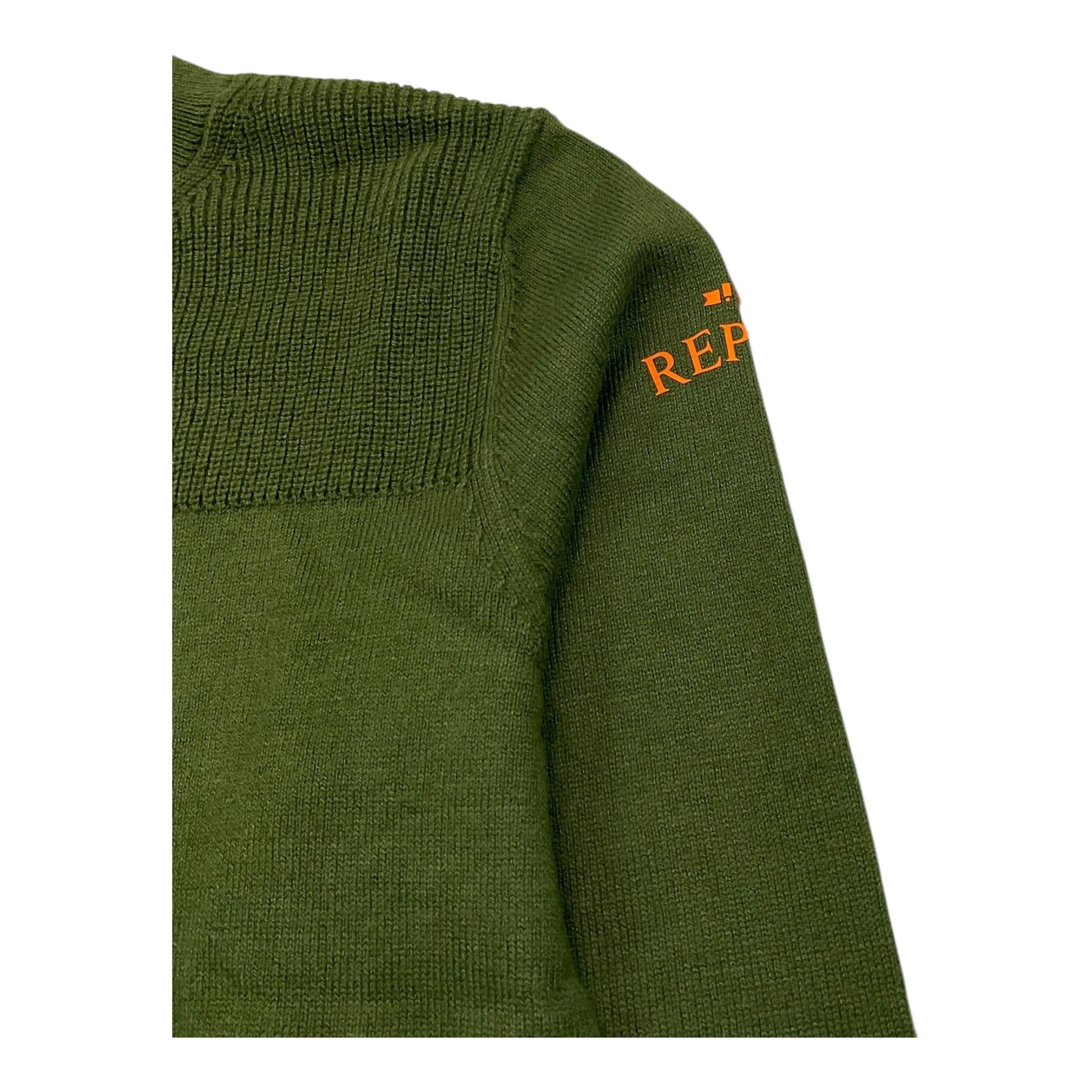 REPLAY maglia girocollo tinta unita Verde per Bambino SB5066 VERDE REPLAY
