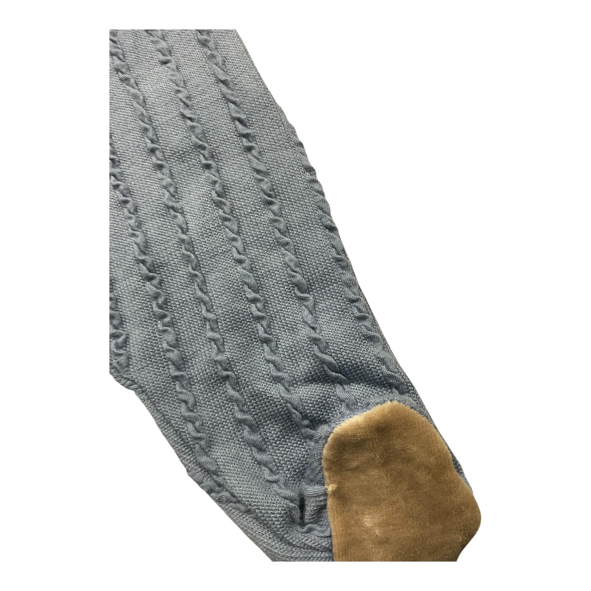 LA STUPENDERIA tutina tinta unita con colletto in contrasto Blu per Neonato TBTT61 BLU LA STUPENDERIA