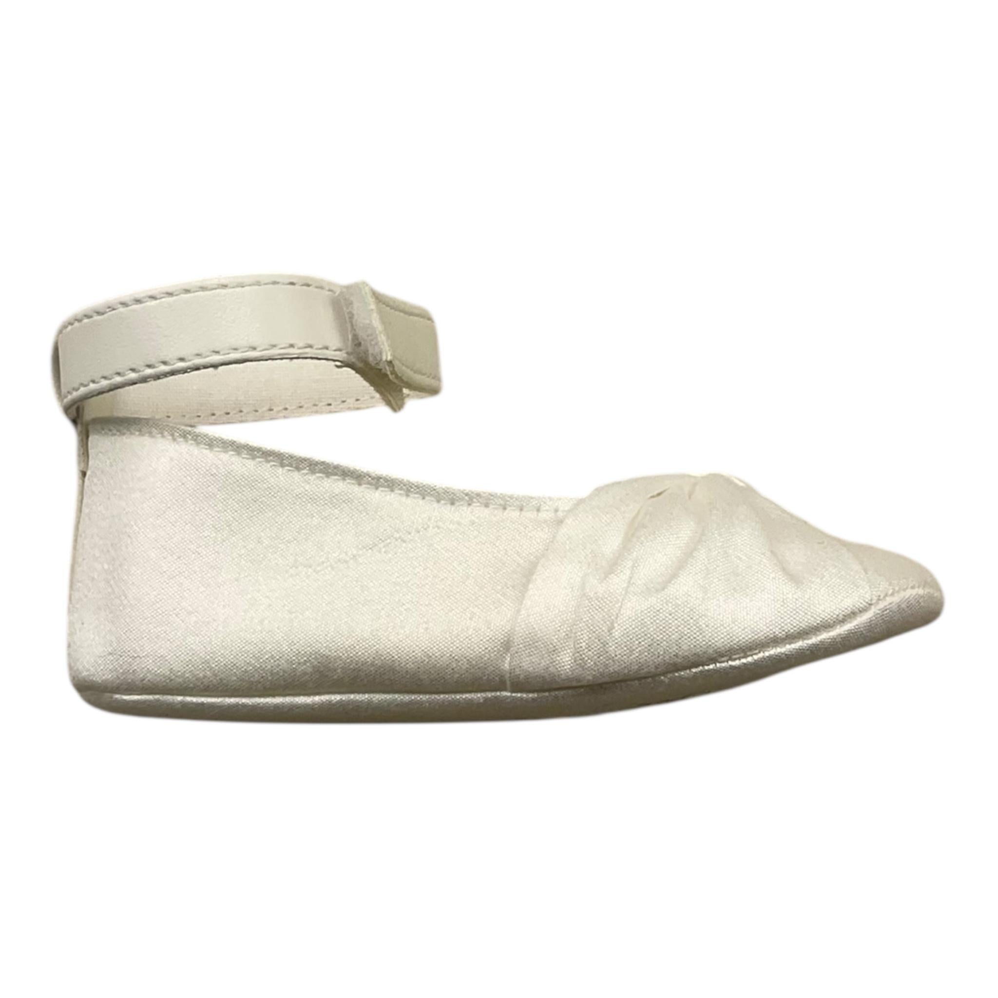 LE BEBE' ballerine tinta unita con fiocco Bianco per Neonata LBG5193 BIANCO LE BEBE'