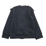EMC felpa tinta unita con zip e brillantini Nero per Bambina CE2075 NERO EMC