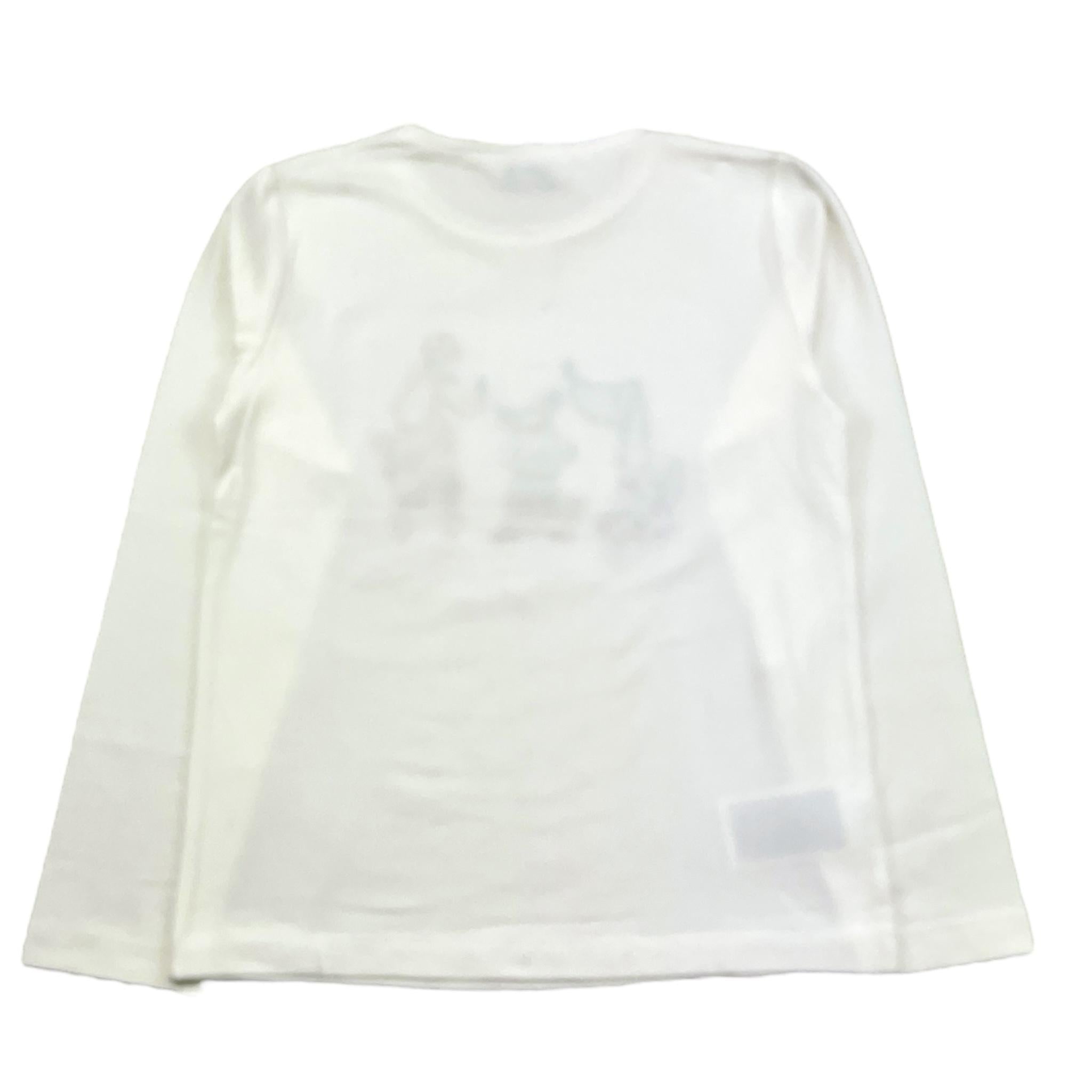 MAYORAL shirt girocollo tinta unita con stampa in contrasto Bianco per Neonata 4070 BIANCO MAYORAL