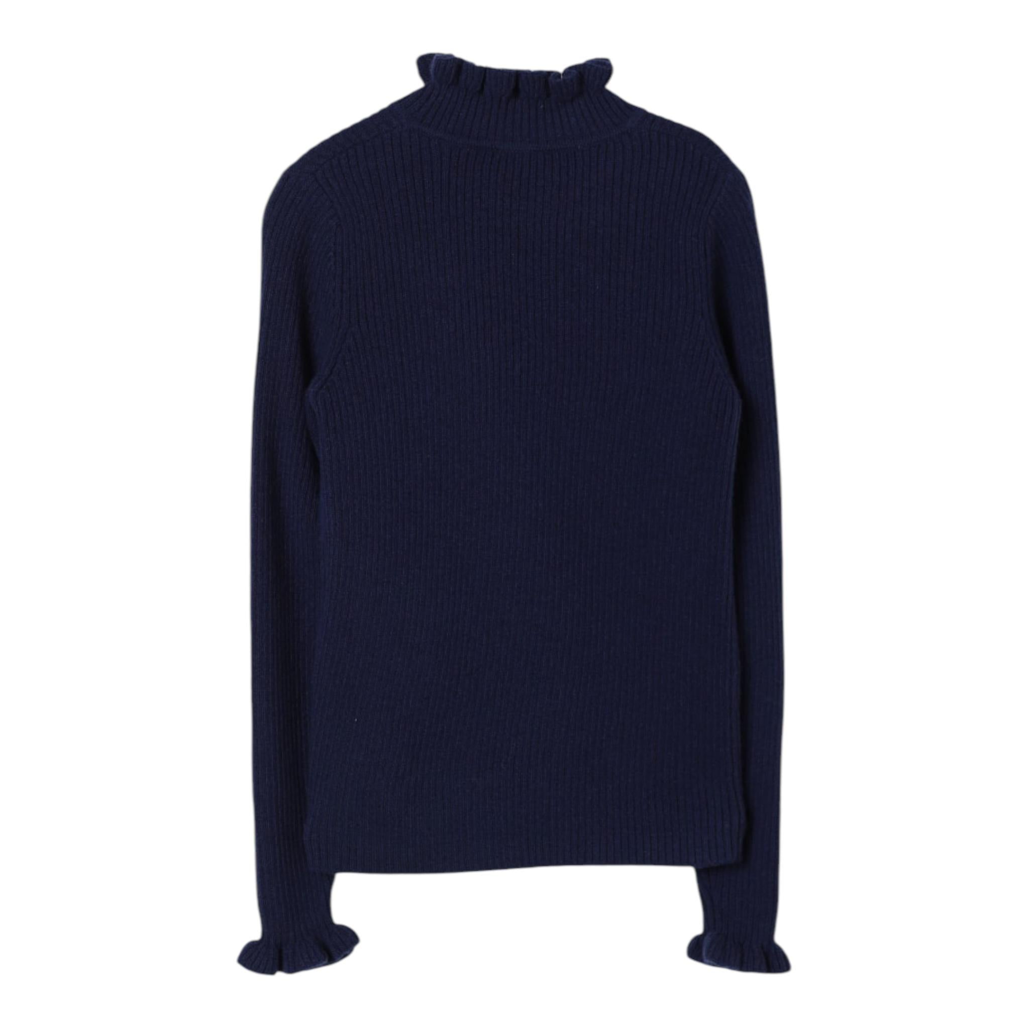 IL GUFO maglia mezzo collo tinta unita Blu per Bambina A24MA455EM220491 BLU IL GUFO