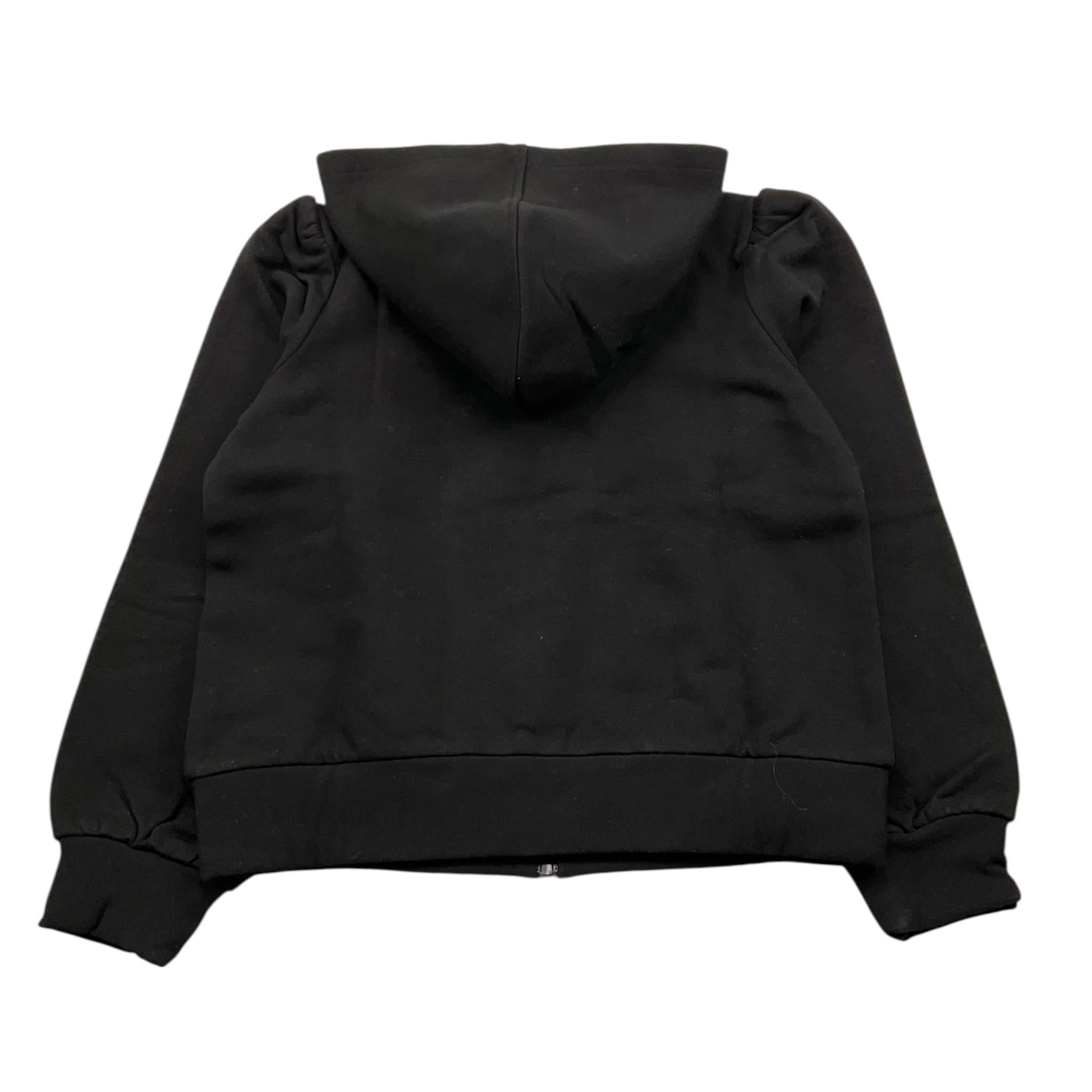 LIU JO felpa con zip e cappuccio tinta unita con brillantini Nero per Neonata KF4109X NERO LIU JO